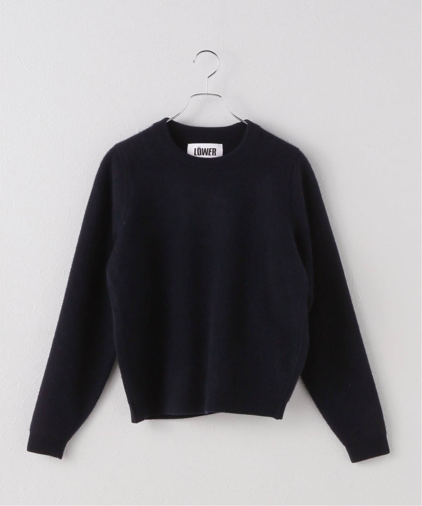 LOWER/ローヴァー】12G Fulling Smooth Pullover：ニット（ニット