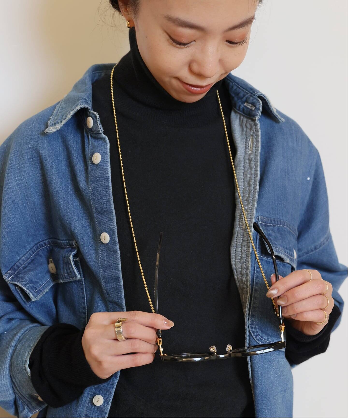 HANDLY APPARELS/ハンドリー アパレルズ】ball メガネチェーン（メガネ