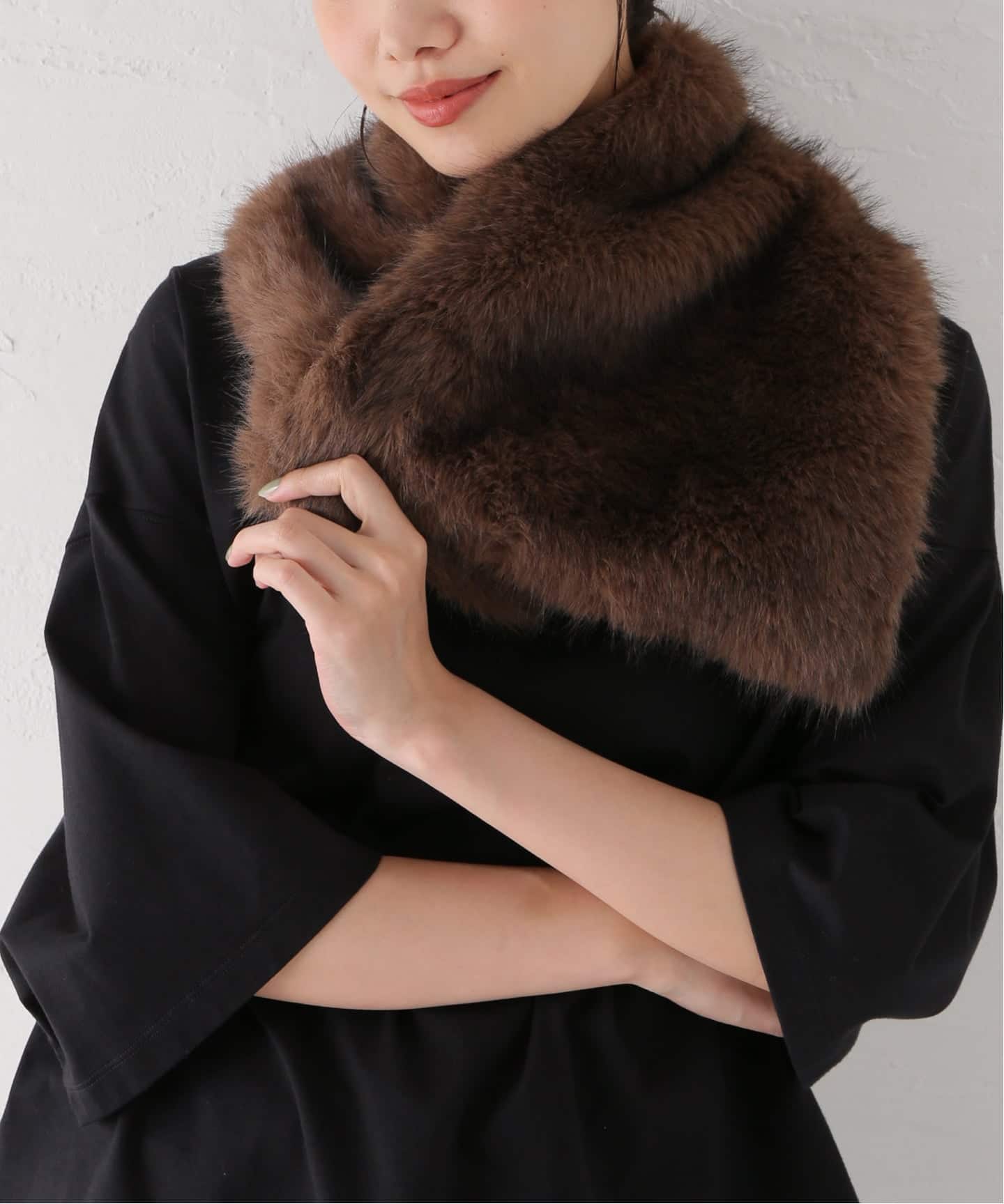 THROW/エコファーショール（ストール）｜FRAMeWORK（フレームワーク