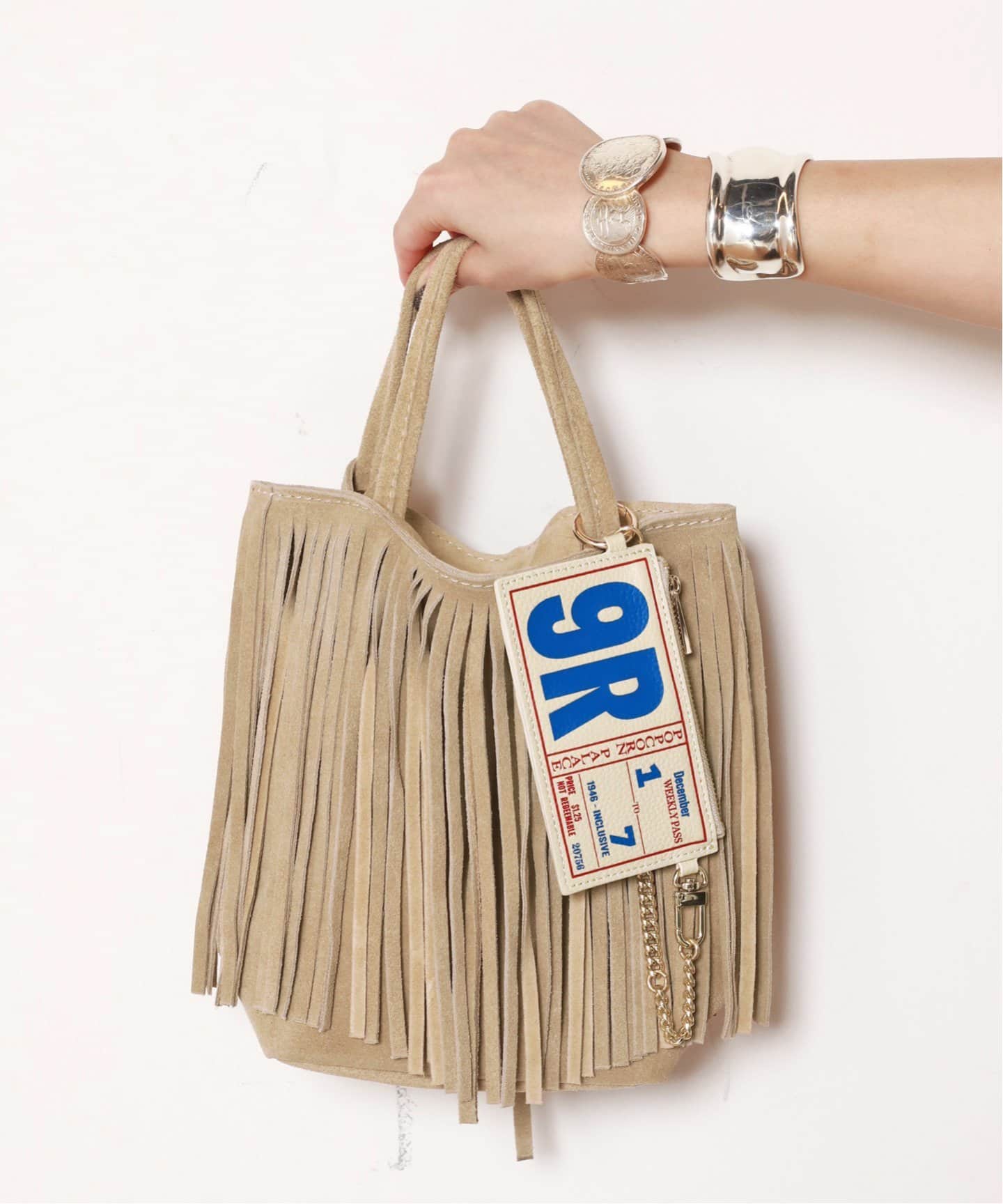 MARLON/マーロン】Suede fringe BAG（ハンドバッグ）｜AP STUDIO