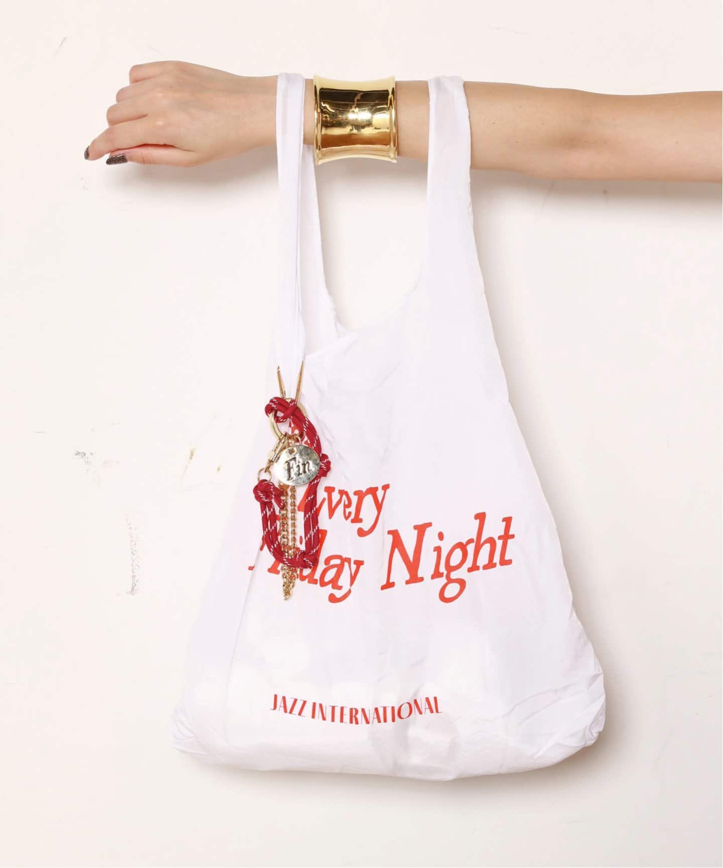 SKIN/スキン】別注フォルダブルパッカブルトートwithチャーム（トート