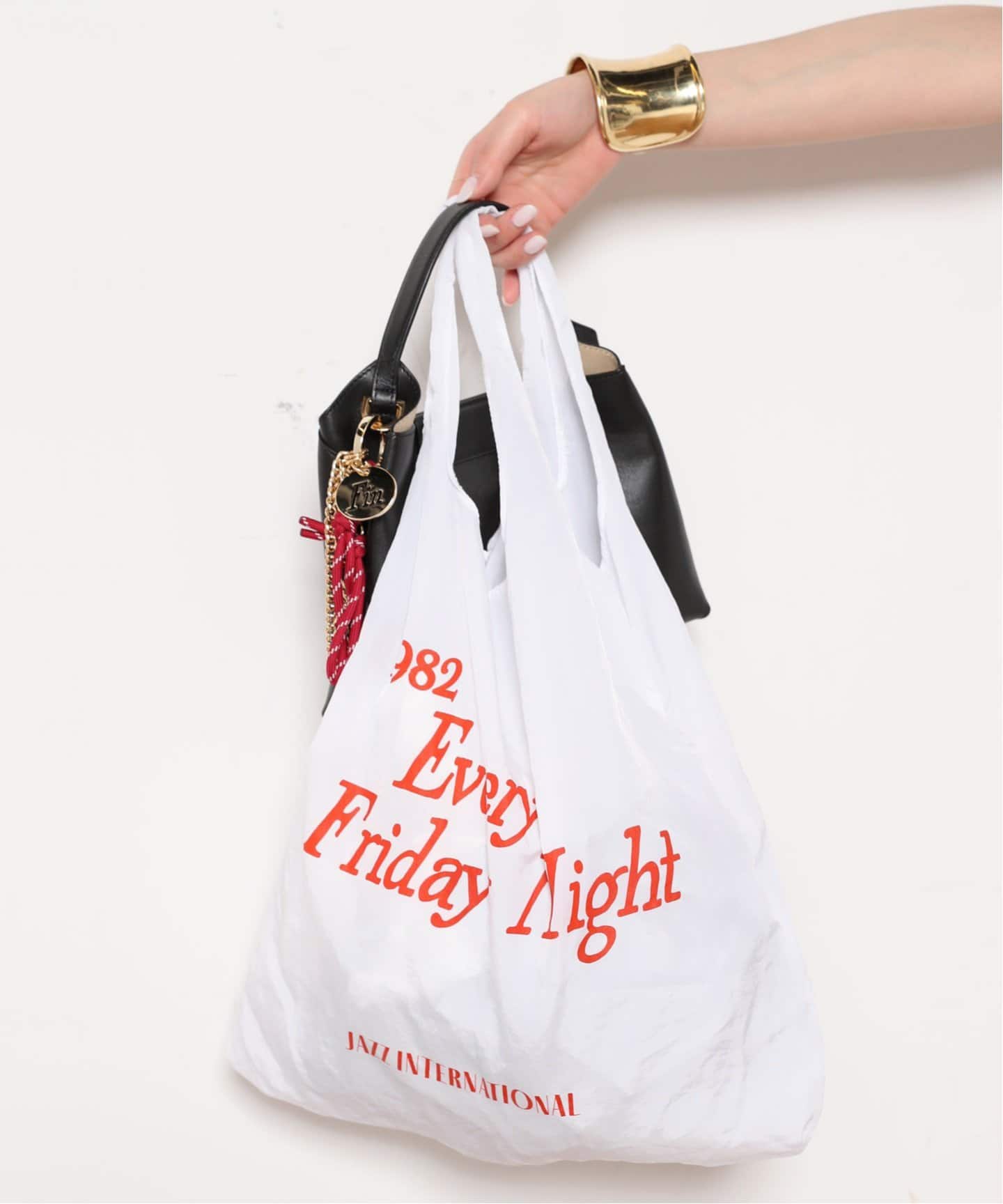 SKIN/スキン】別注フォルダブルパッカブルトートwithチャーム（トート