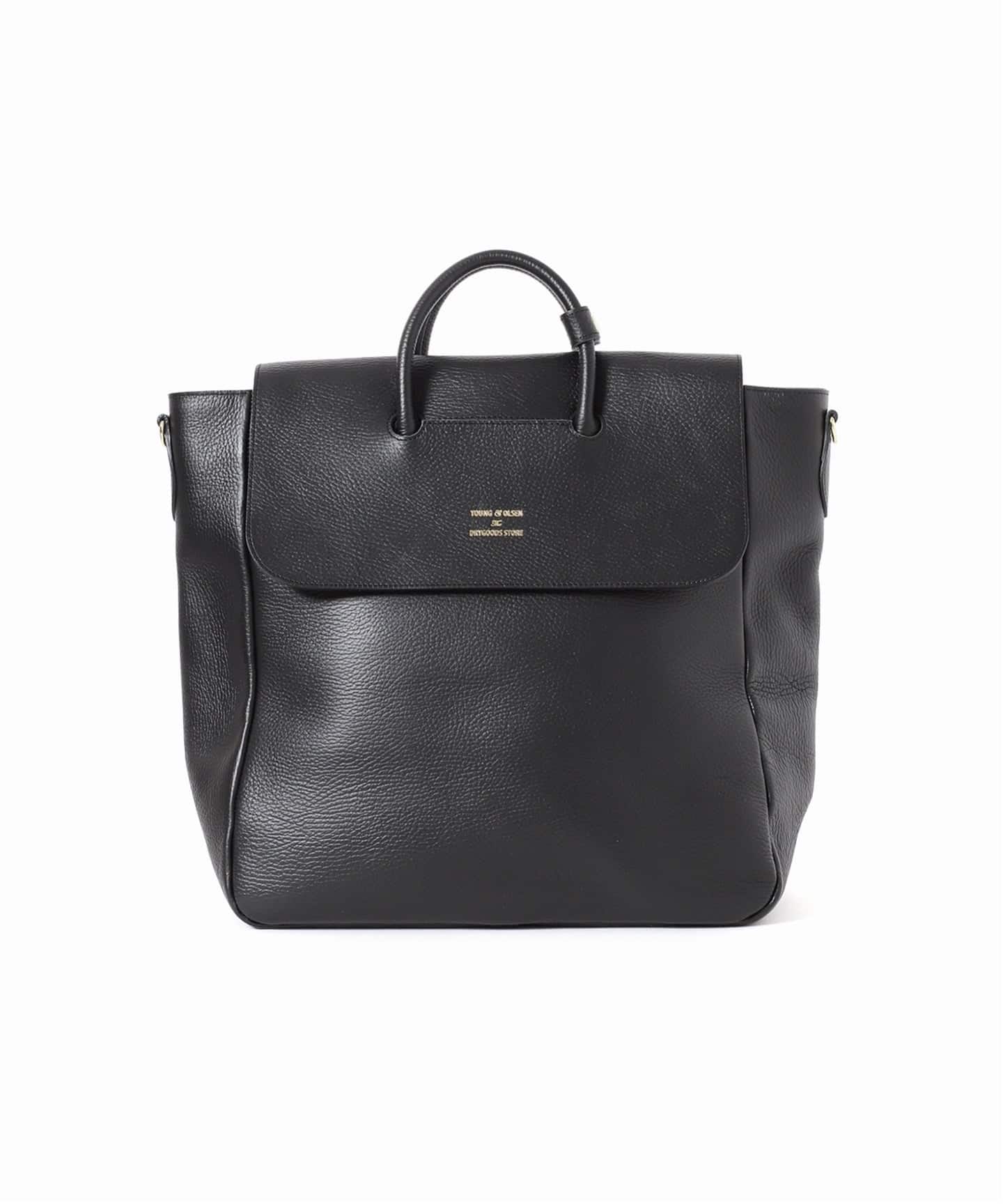 YOUNG&OLSEN/ヤングアンドオルセン EMBOSSED LEATHER TOTE M（トート