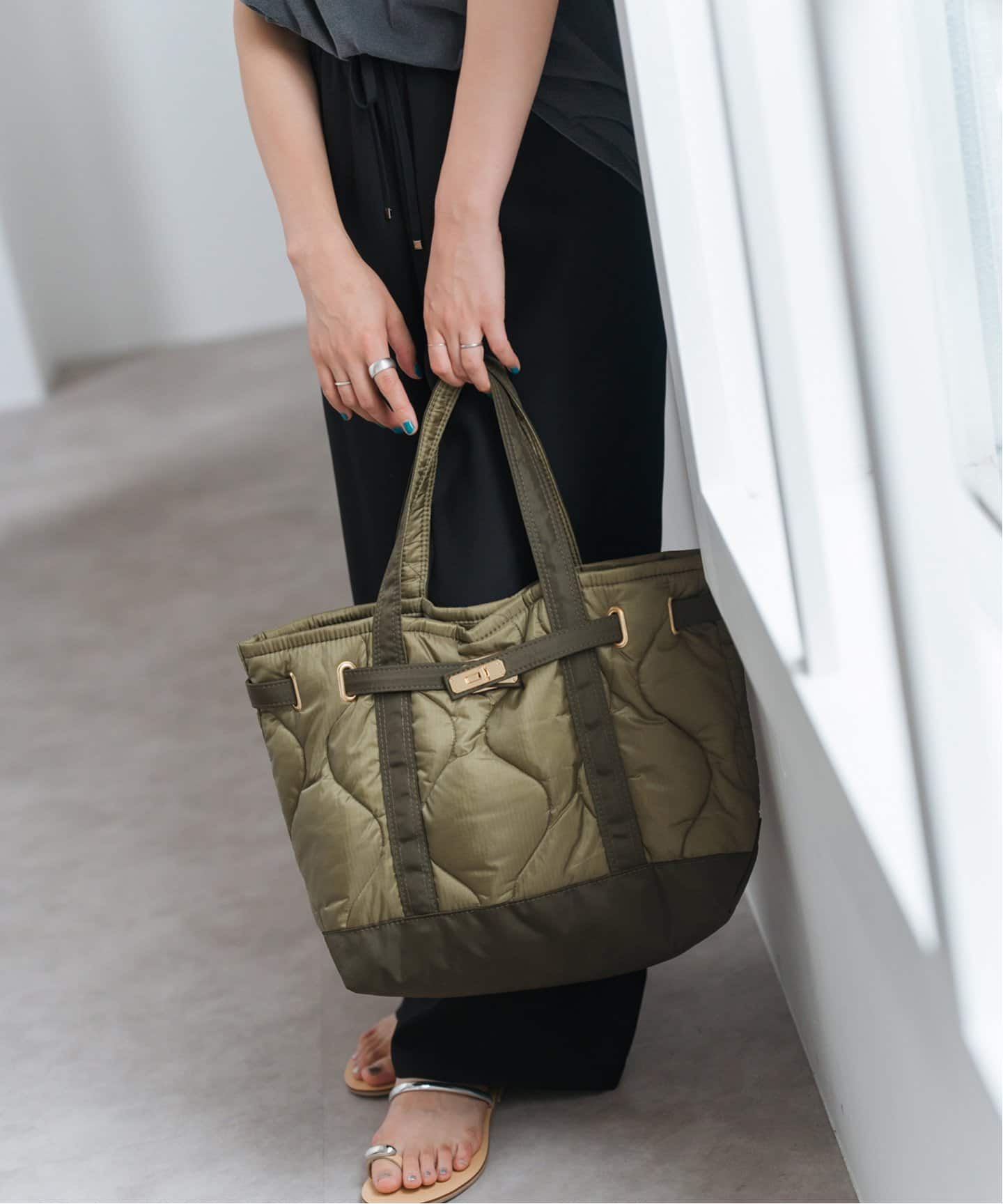 SITA PARANTICA/シータパランティカ ナイロンキルティングトート M