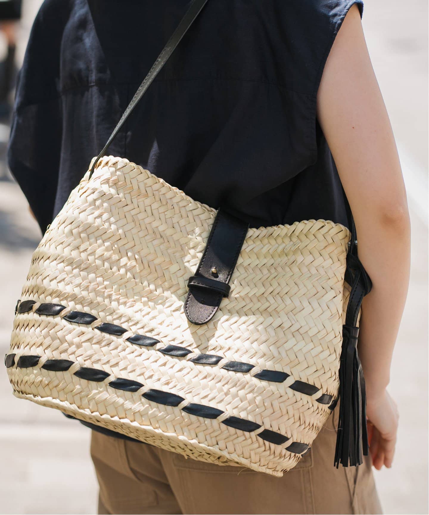 KECH LeS ESSENTIELS/ケシュルエッセンシャル 別注カゴバッグ（かご