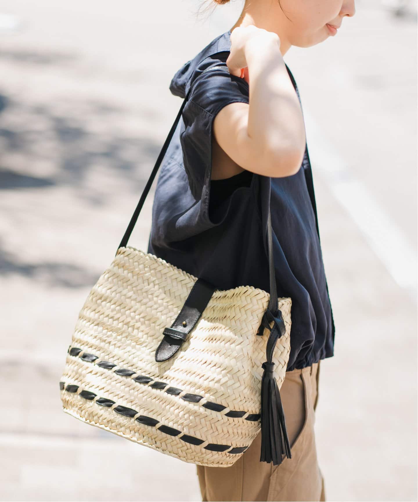 KECH LeS ESSENTIELS/ケシュルエッセンシャル 別注カゴバッグ（かご