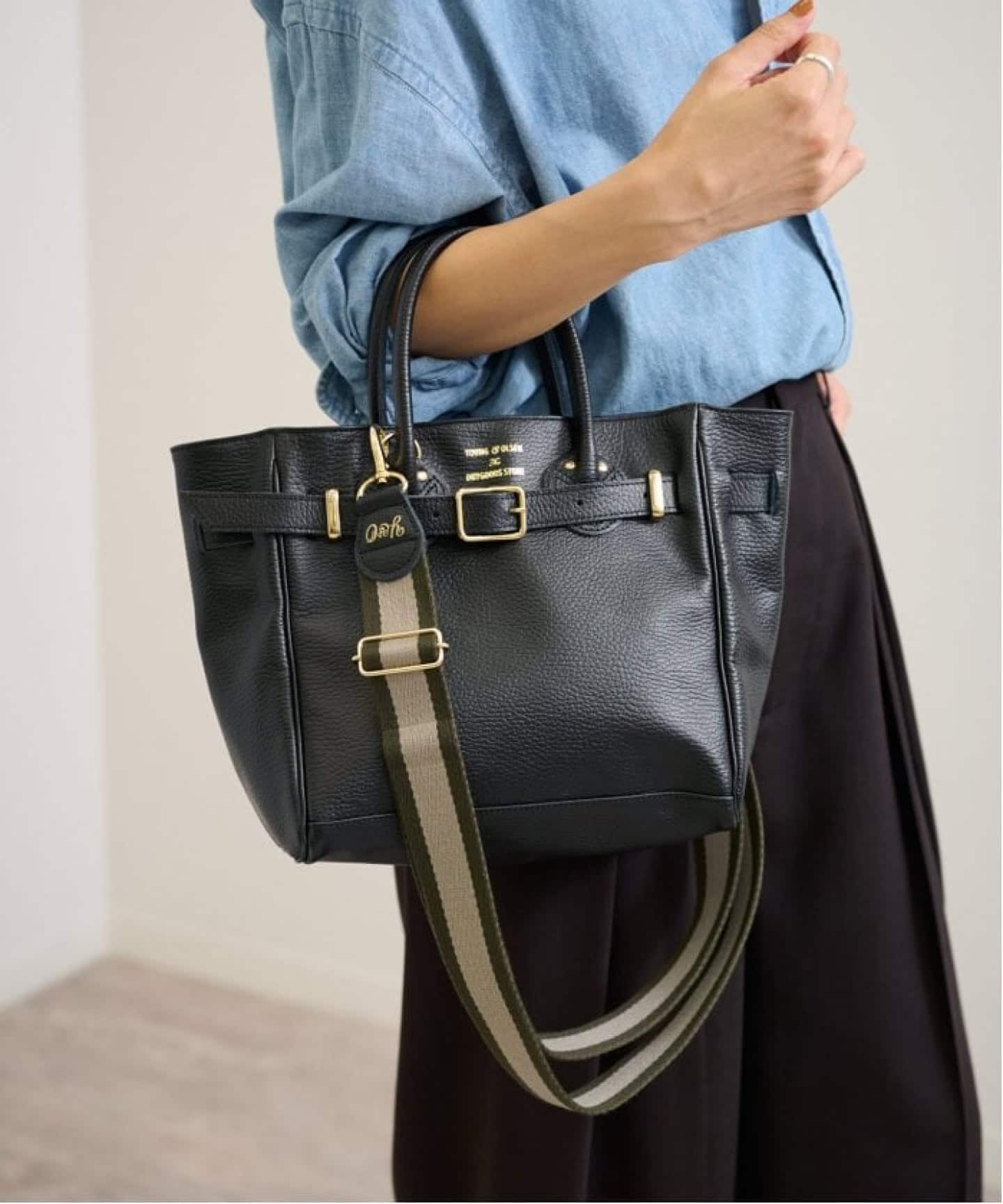 ≪WEB限定 / 追加≫YOUNG&OLSEN 別注ストラップ付きベルトバッグ 2