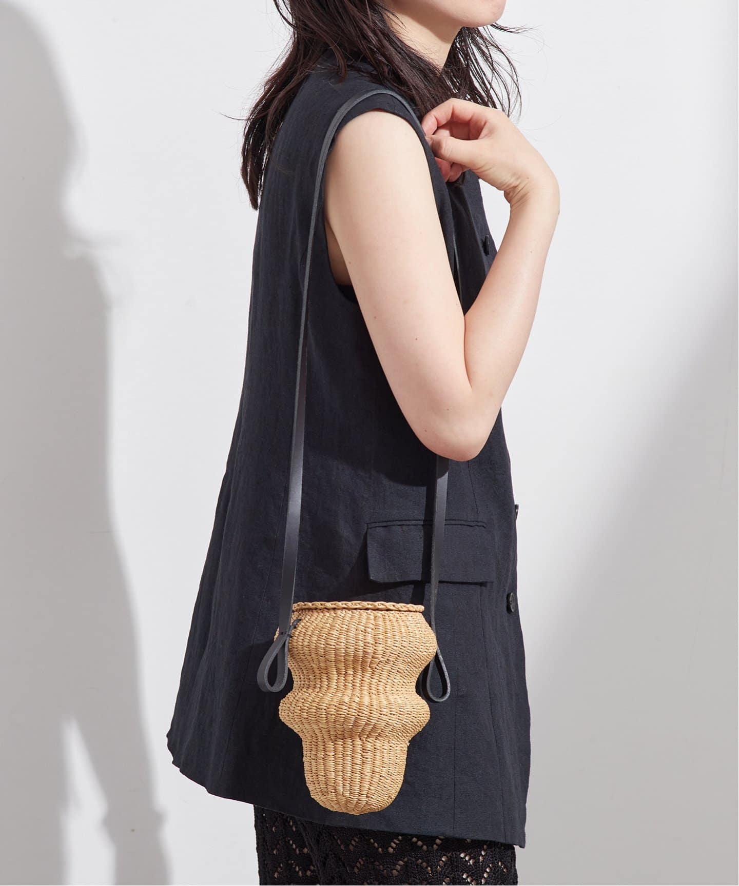 INES BRESSAND/イネス ブレッサンド】MINI WAVE：ショルダーバッグ