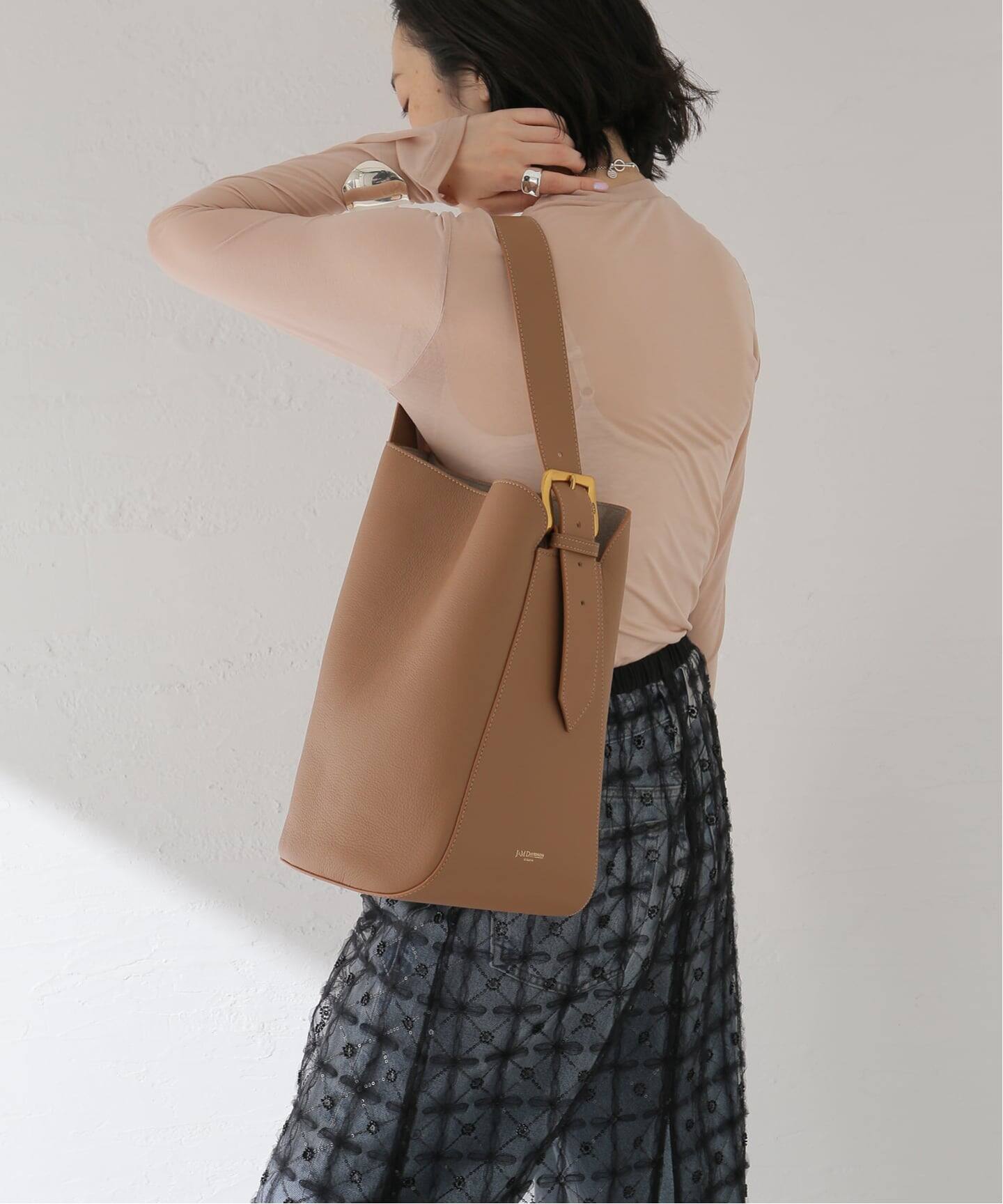 J&M DAVIDSON クイバーバケット キャメル 茶色 J&M DAVIDSON クイバー