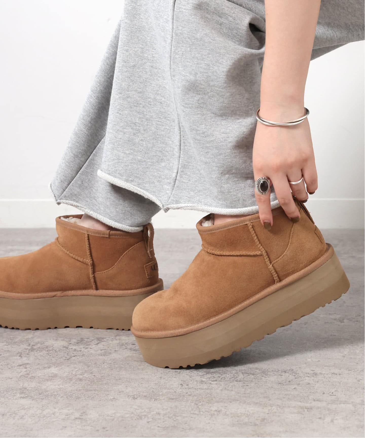 追加》【UGG/アグ】CLASSIC ULTRA MINI PLATFORM：1135092（その他