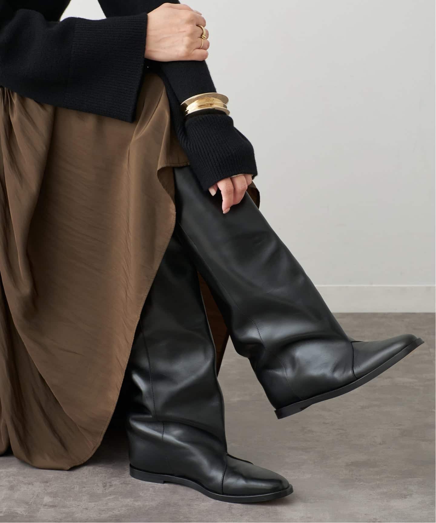 BRENTELLA/ブレンテッラ】JULIE BOOTS（ロングブーツ）｜Deuxieme