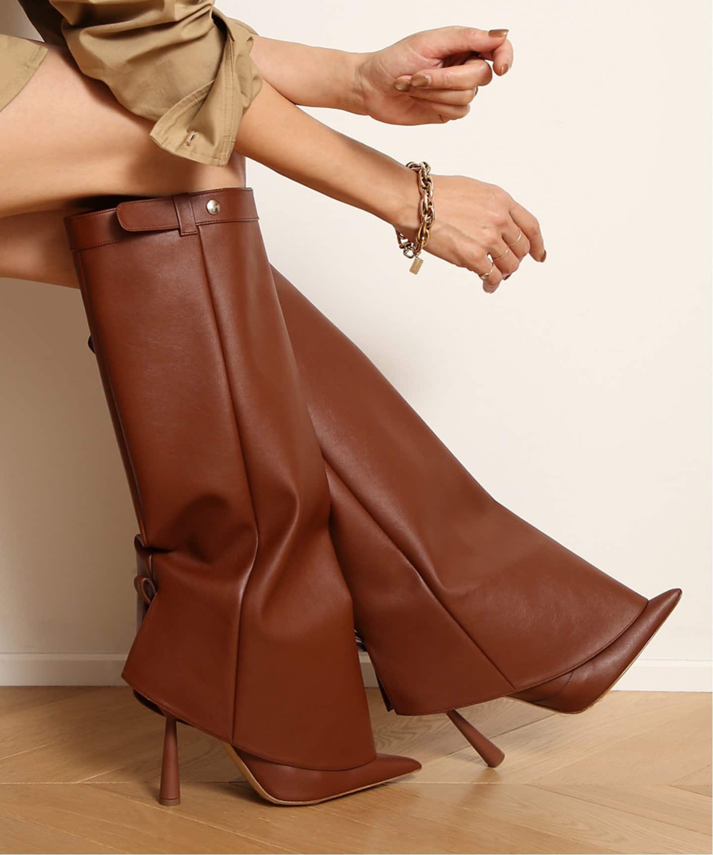 GIA BORGHINI/ジア ボルギーニ】 FLORENCE ブーツ（ロングブーツ