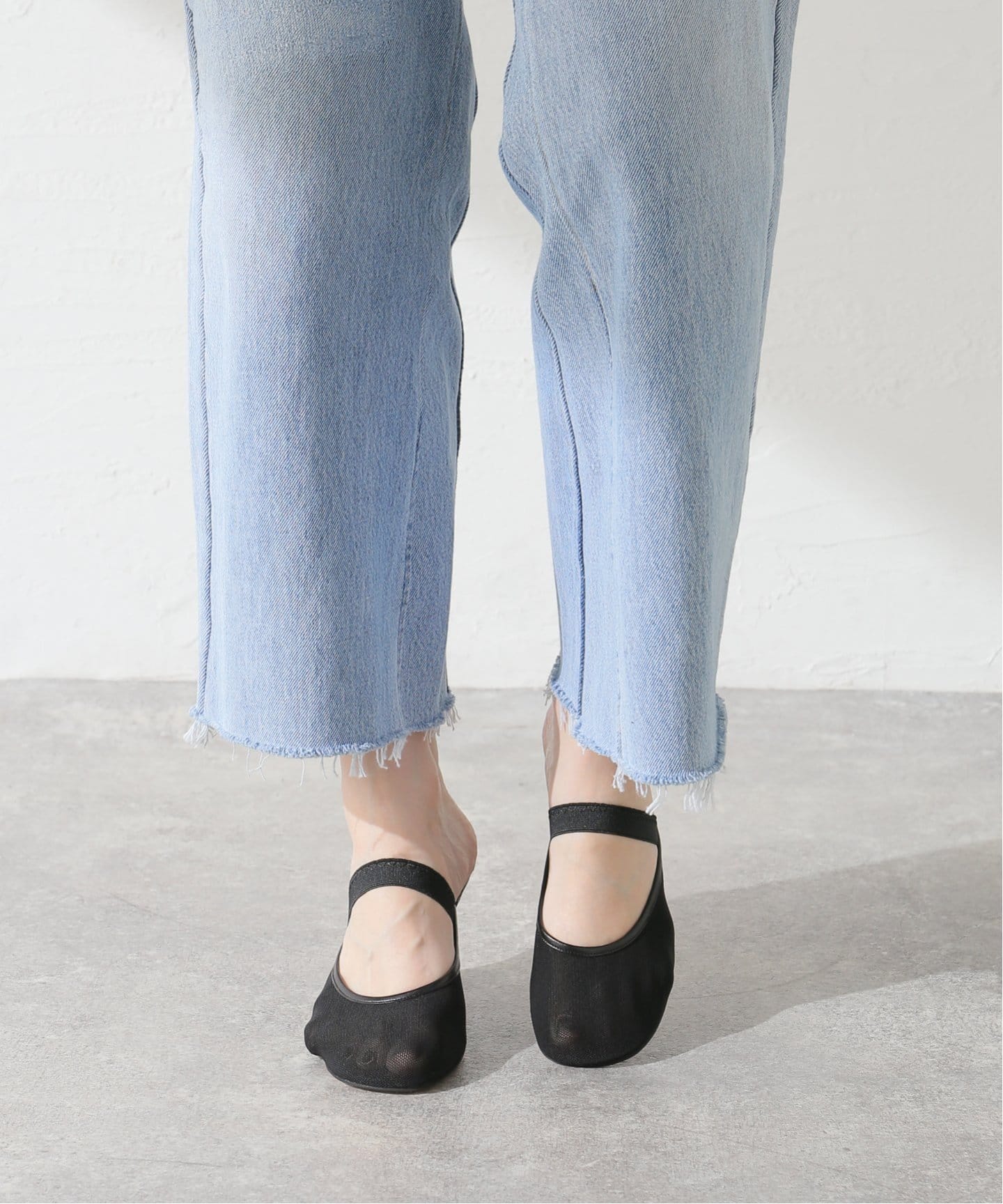 JANE SMITH/ジェーンスミス TULLE ROUND MULE ミュール #843L（その他