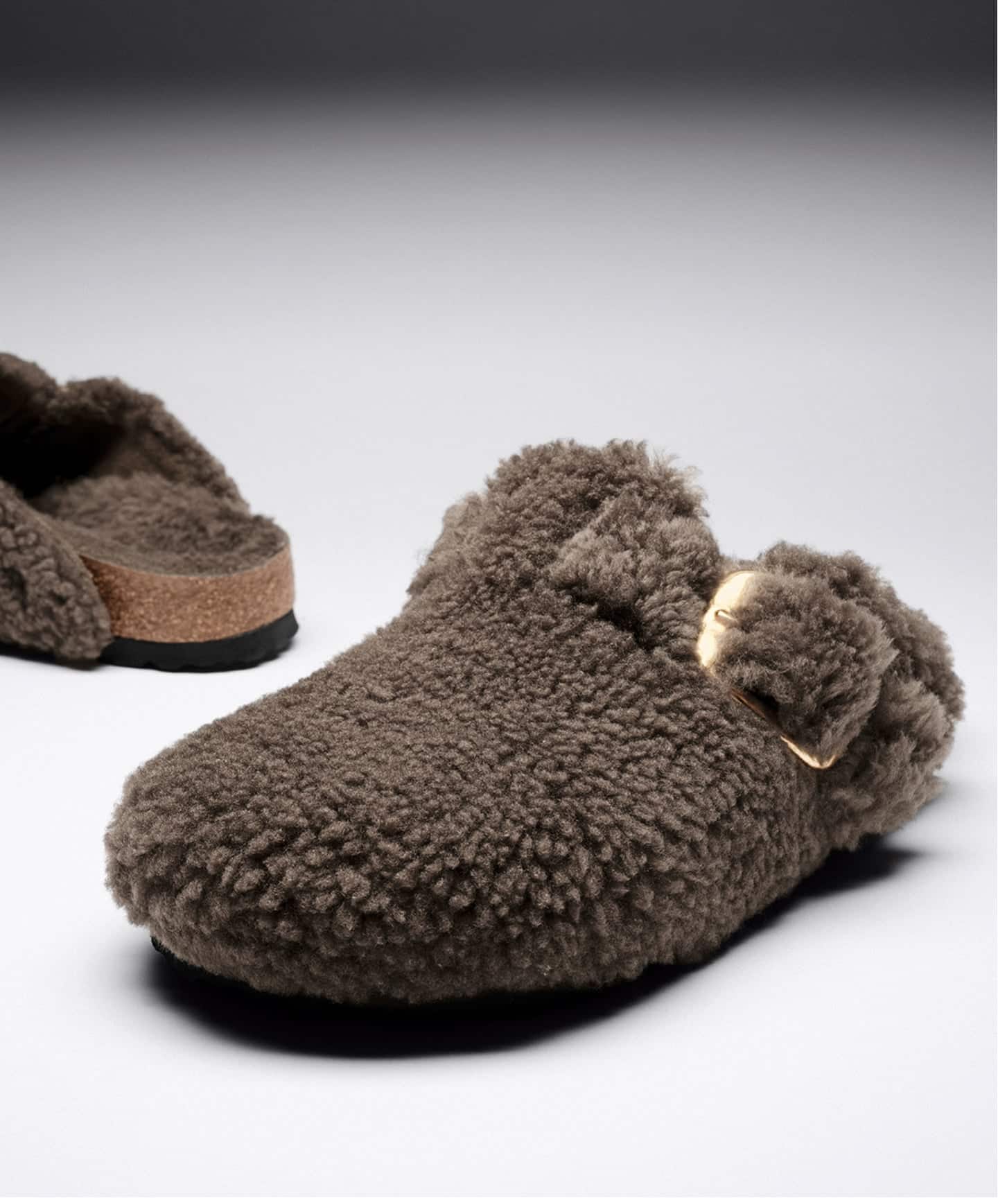 BIRKENSTOCK/ビルケンシュトック BOSTON BIG BUCKLE TEDDY（フラット