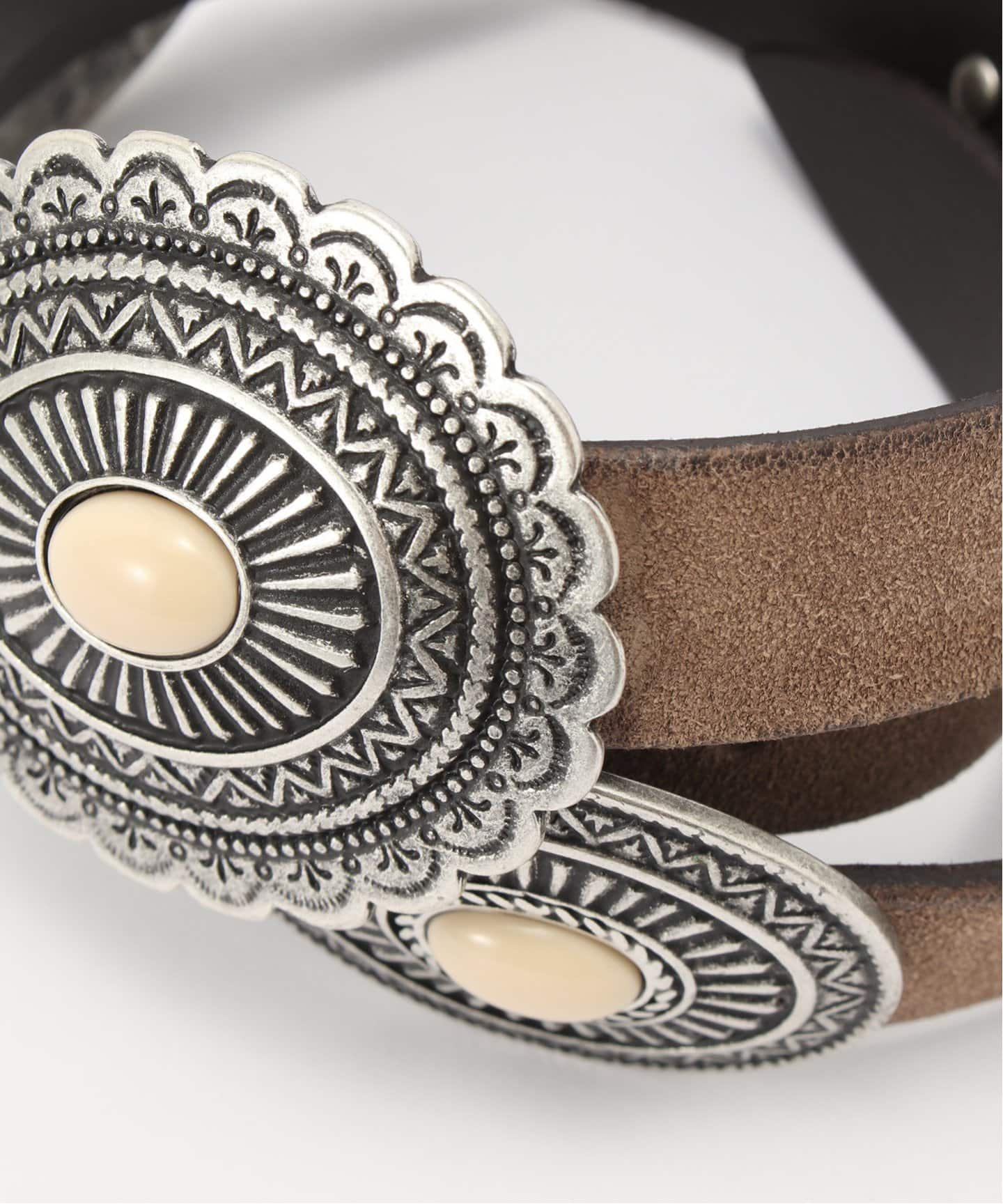 PUNTOVITA/プントヴィータ】BIG CONCHO BELT（ベルト）｜Deuxieme