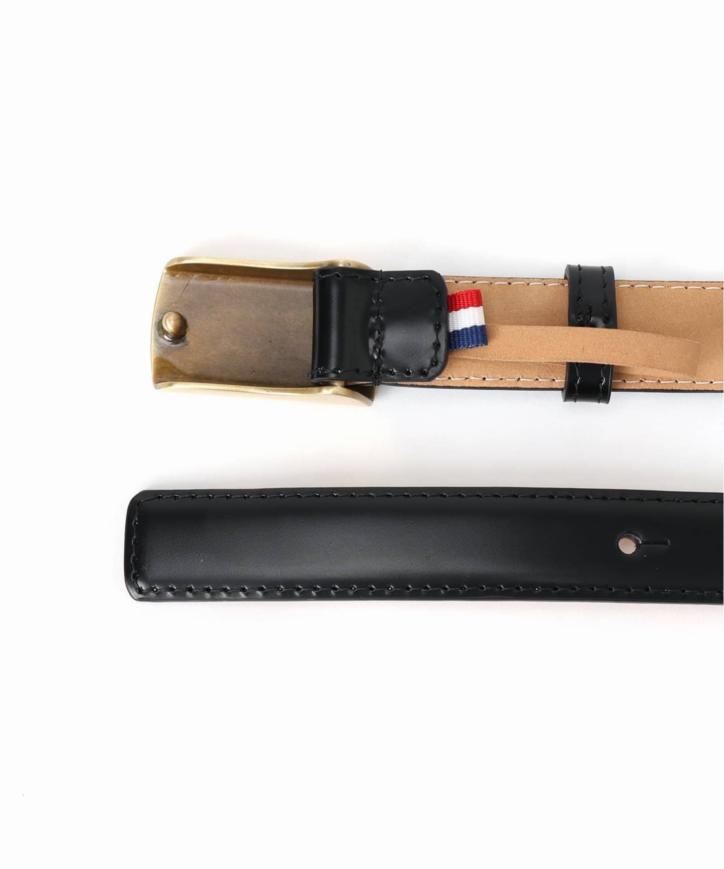 MAISON BOINET/メゾンボネット ゴールドバックルベルト（ベルト