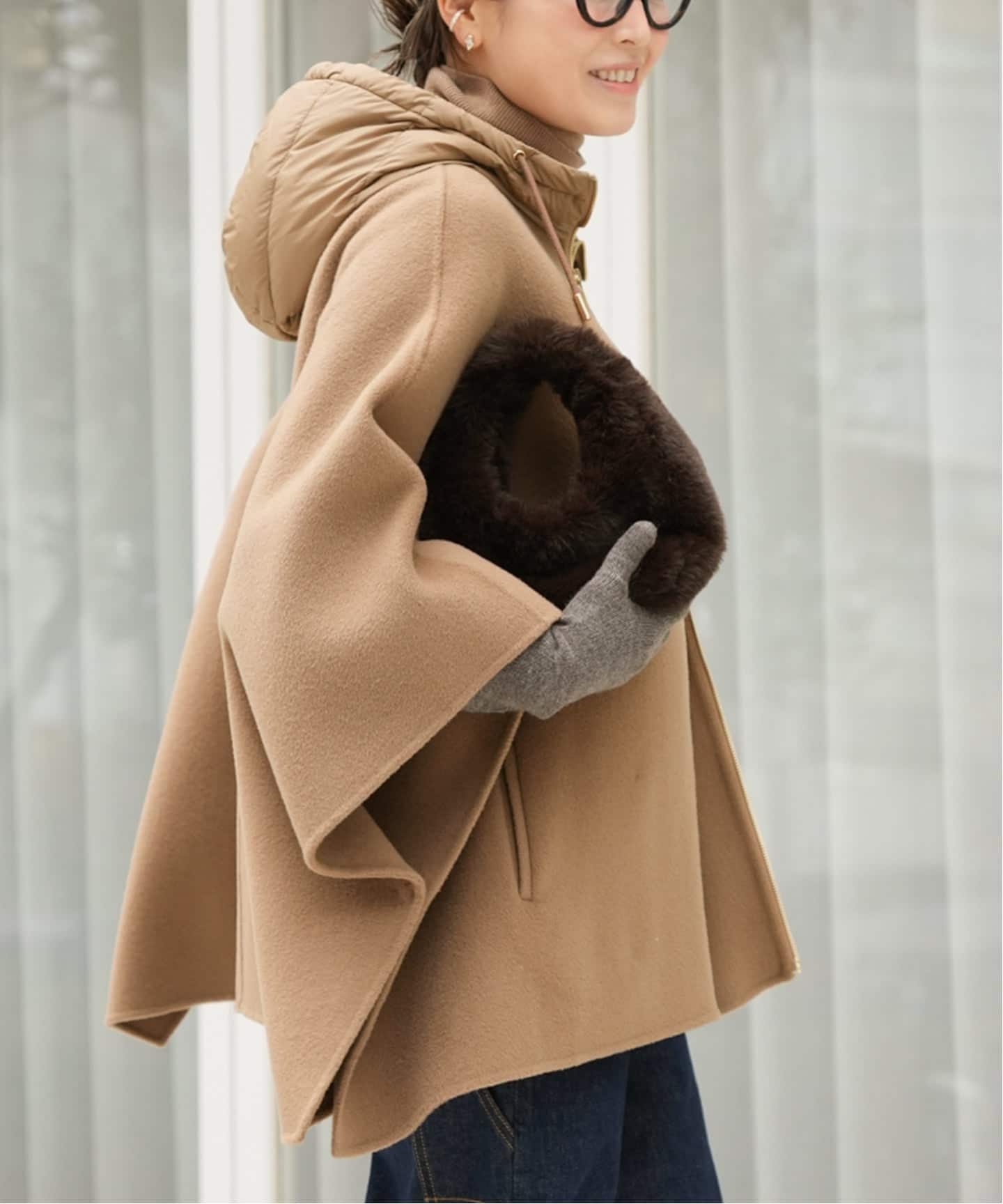 MY WHITE/マイホワイト】CAPE（ポンチョ・マント）｜Deuxieme Classe