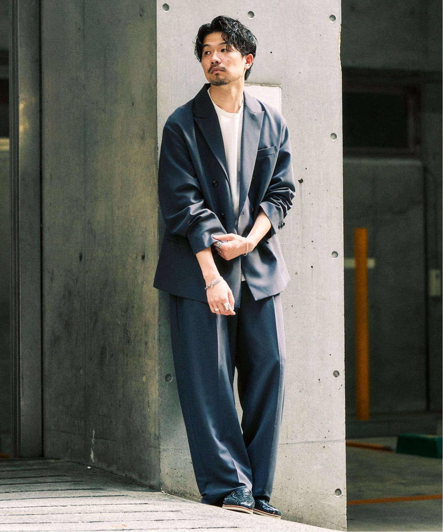 T/Rトロピカル ダブル ワイドセットアップ（スーツ・セットアップ