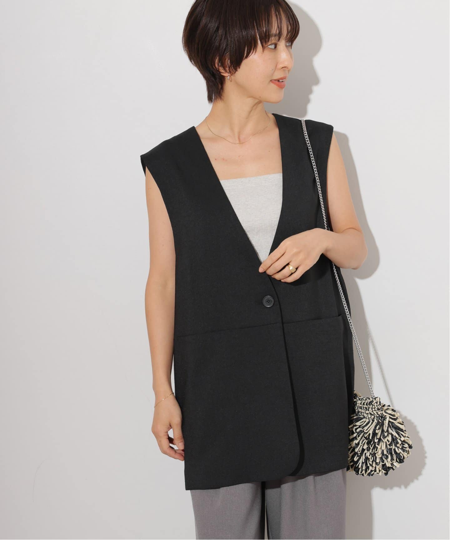 追加2》ノーカラージレ（ジレ）｜JOURNAL STANDARD relume（ジャーナル