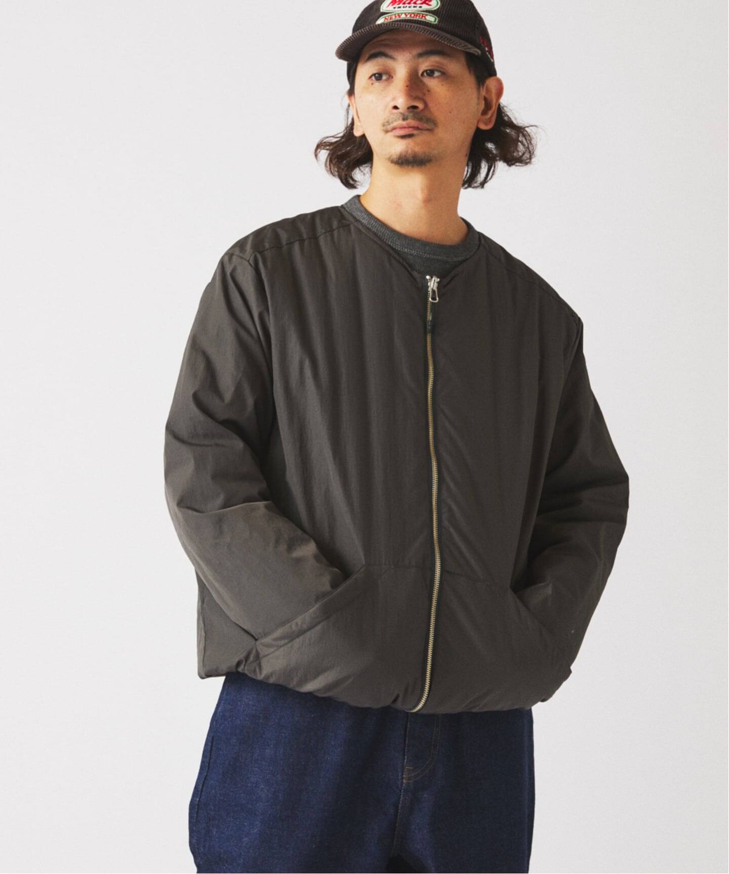 TAION / タイオン 別注 ヴァーチカルキルト リバーシブル ダウン