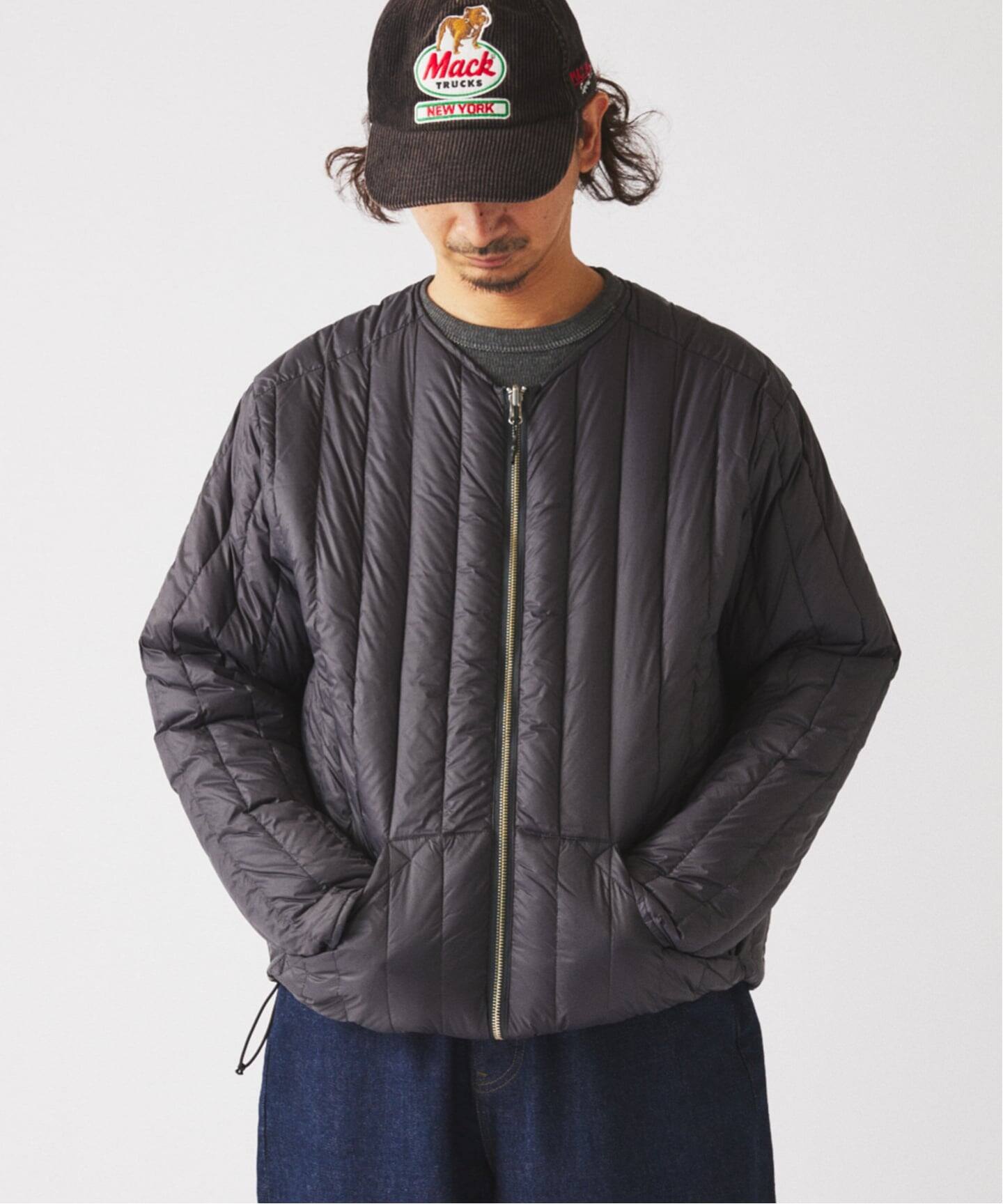 TAION / タイオン 別注 ヴァーチカルキルト リバーシブル ダウン