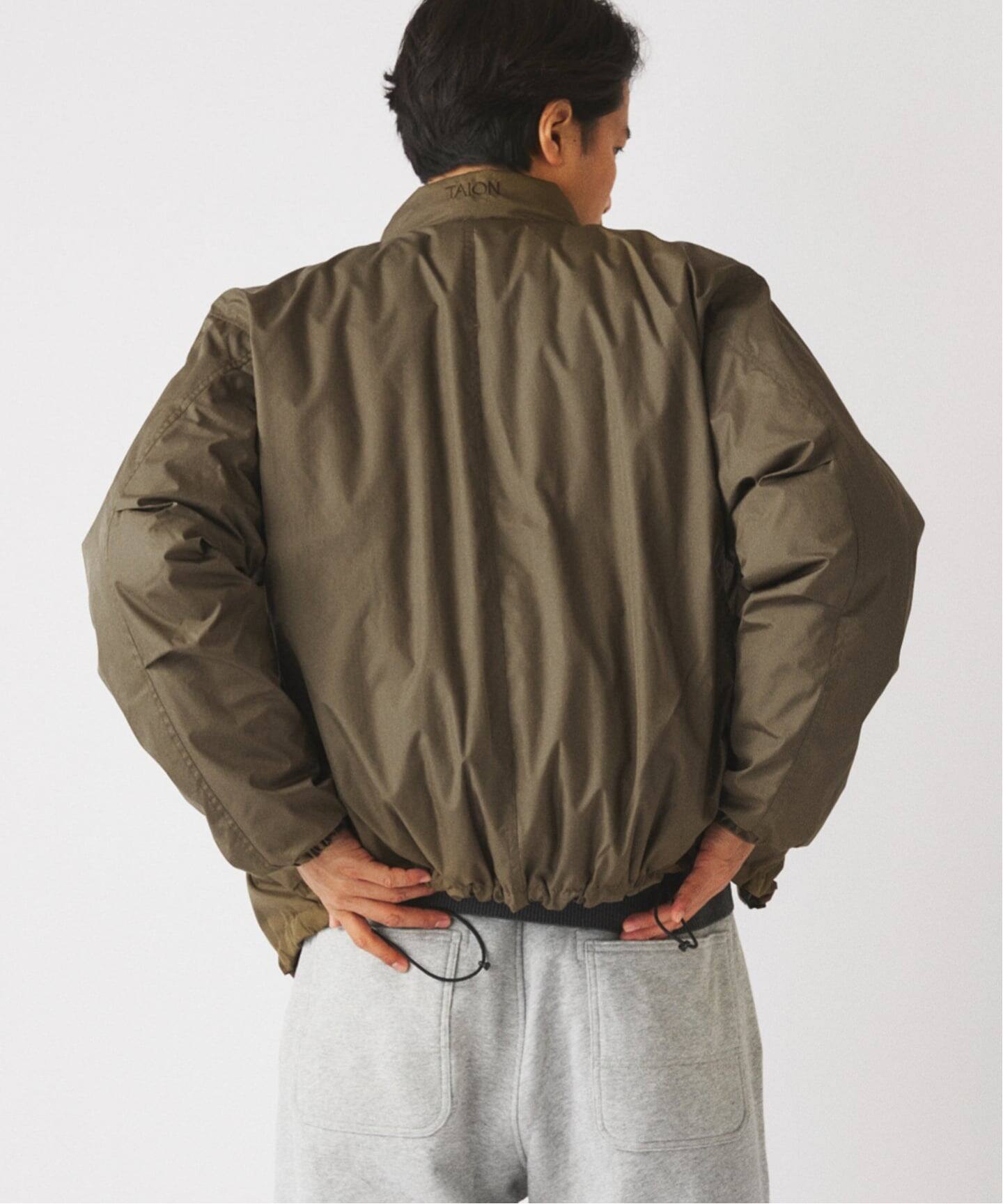 WEB限定》TAION / タイオン 別注 リバーシブル ショートモッズ ダウン