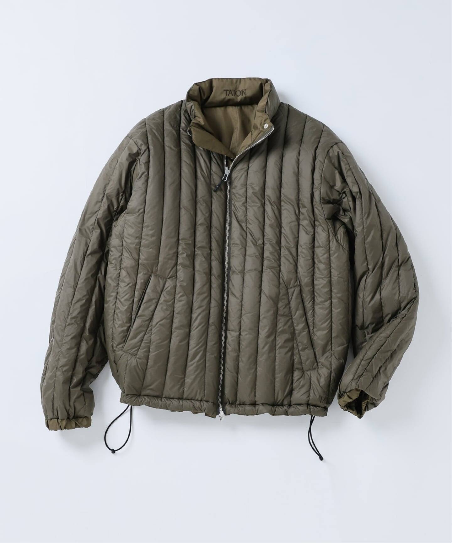 WEB限定》TAION / タイオン 別注 リバーシブル ショートモッズ ダウン