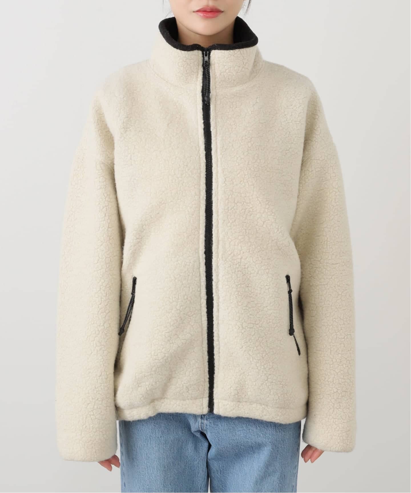 TODAYFUL Wool Boa Zip Jacket（ボア・フリース）｜BOICE FROM