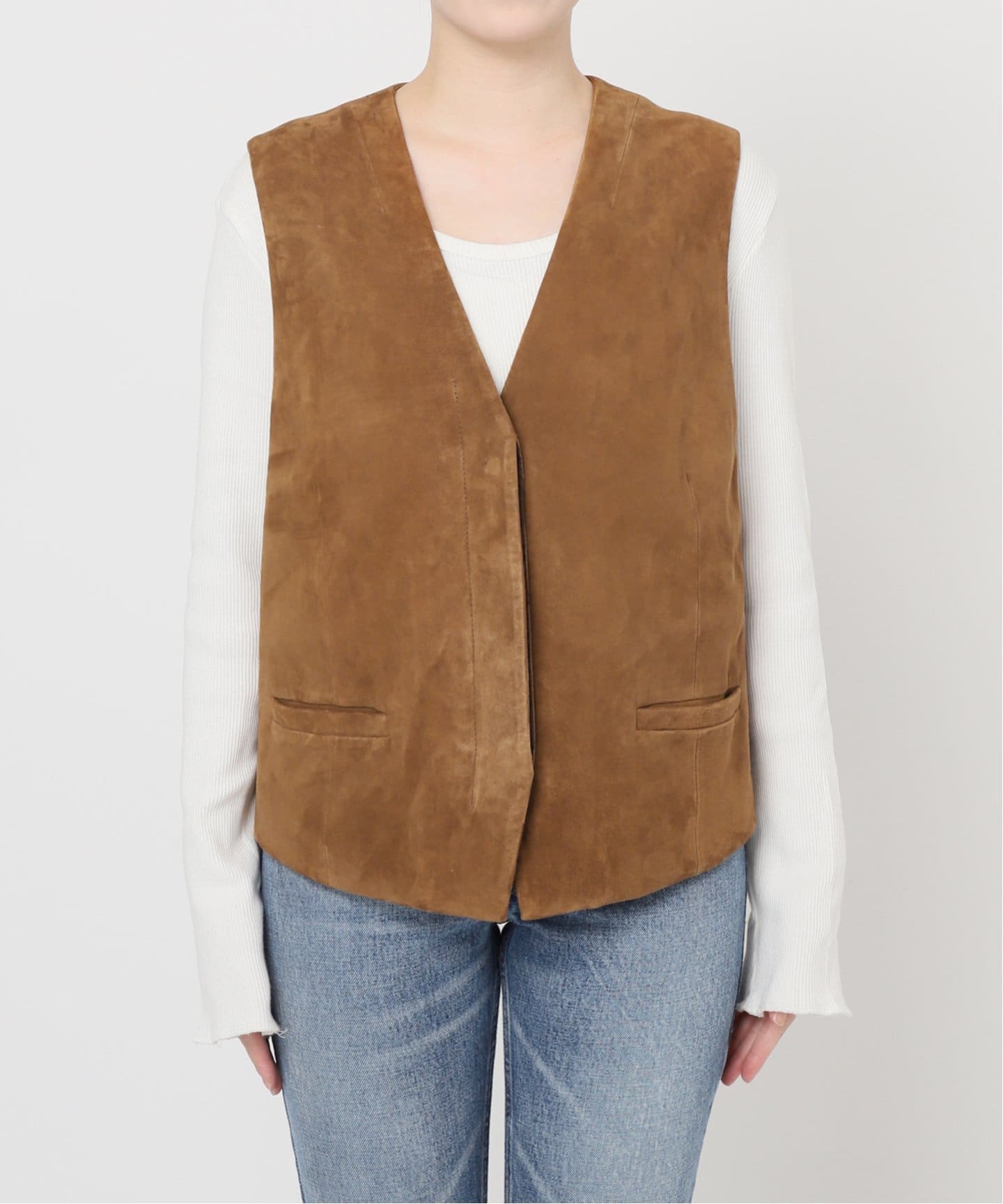 J.S stead スウェードベスト Mサイズ ジャーナルスタンダード スエード