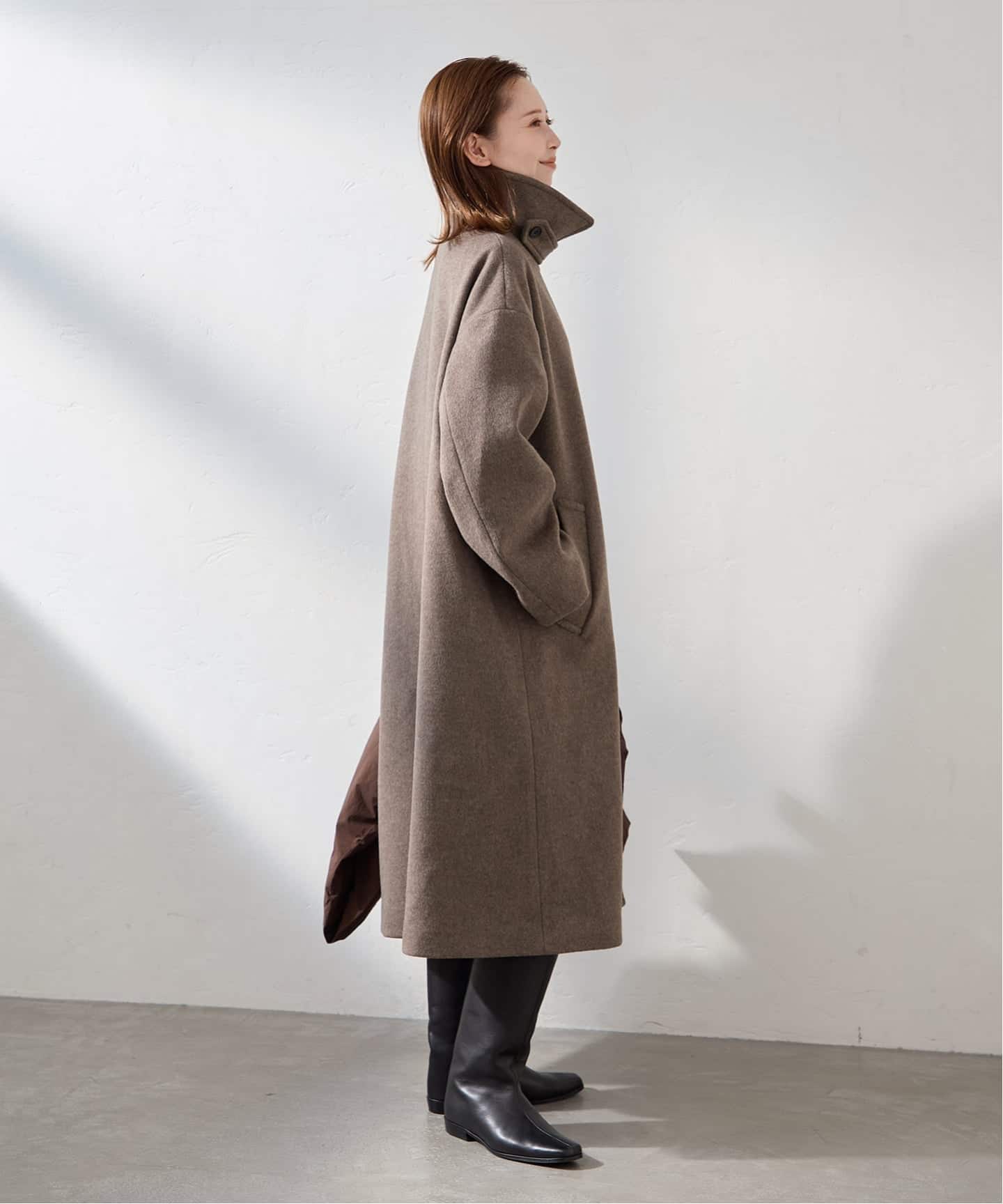 追加》スーパー140ビーバーステンカラーコート（ステンカラーコート