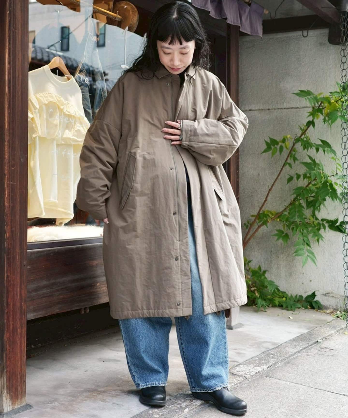 ウェザースタンドカラーコート（中綿・キルティング）｜journal