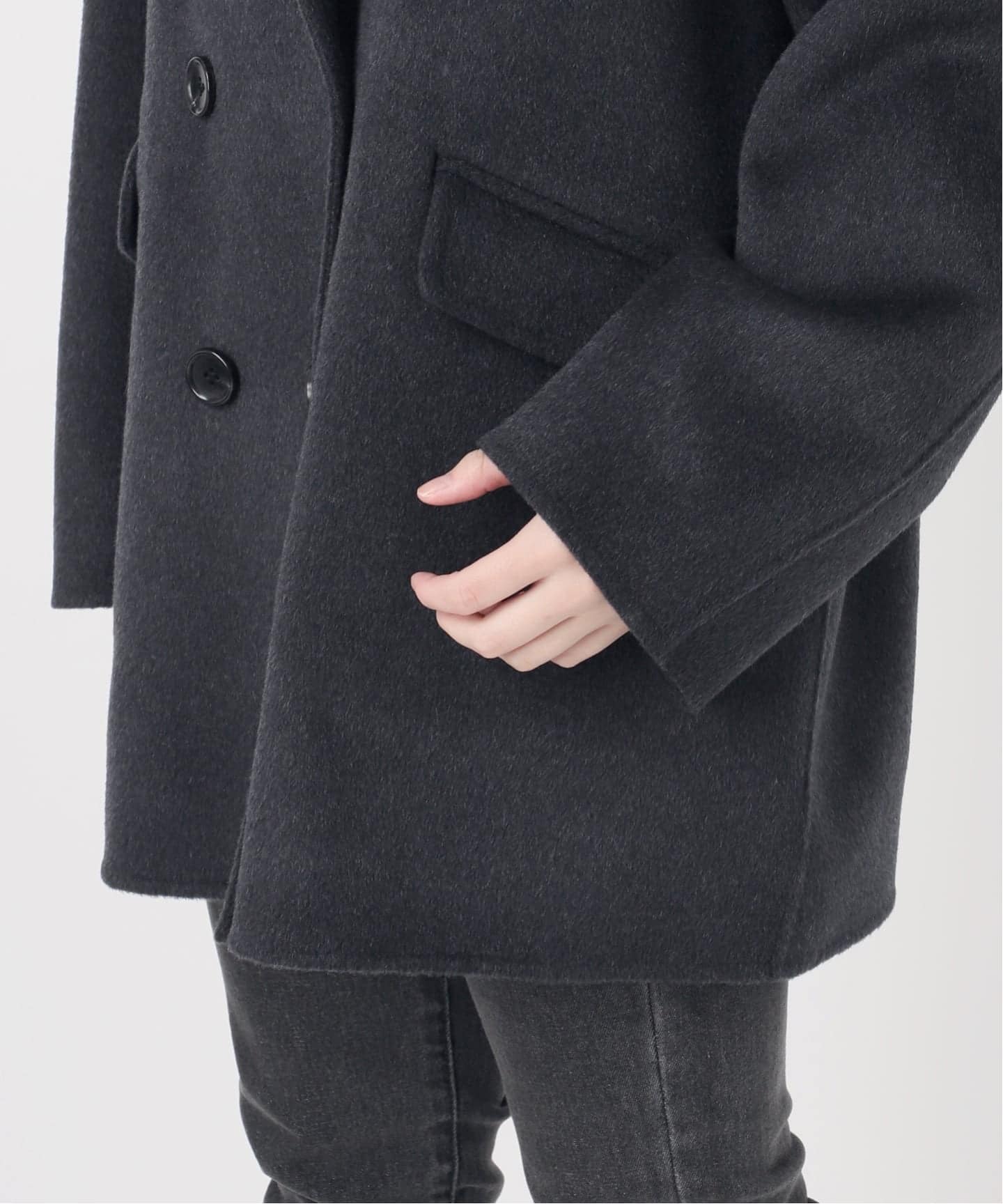 ウールカシミヤテーラードコート（その他ブルゾン／アウター