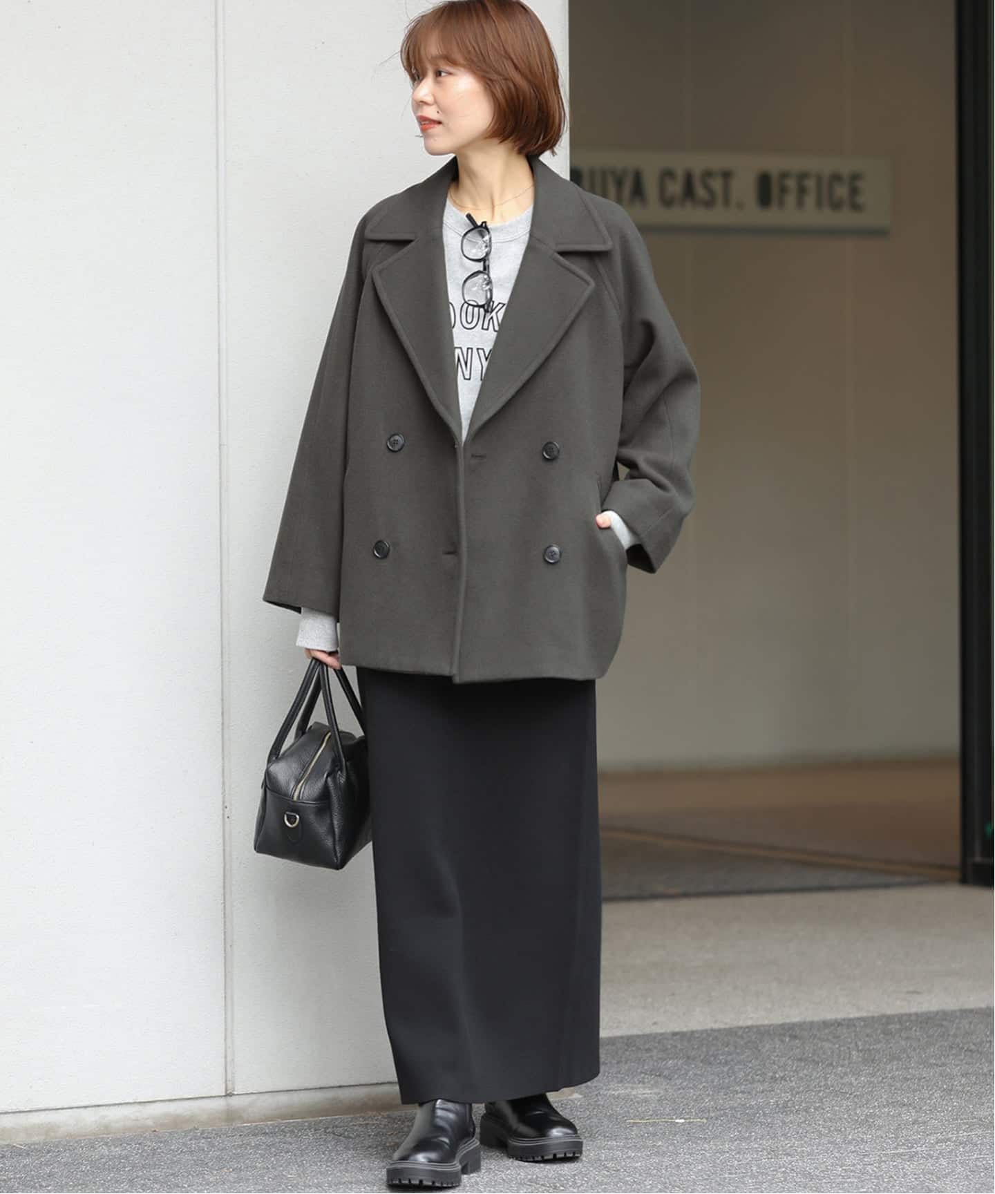 WEB限定》尾州ウールショートPコート（ピーコート）｜JOURNAL STANDARD