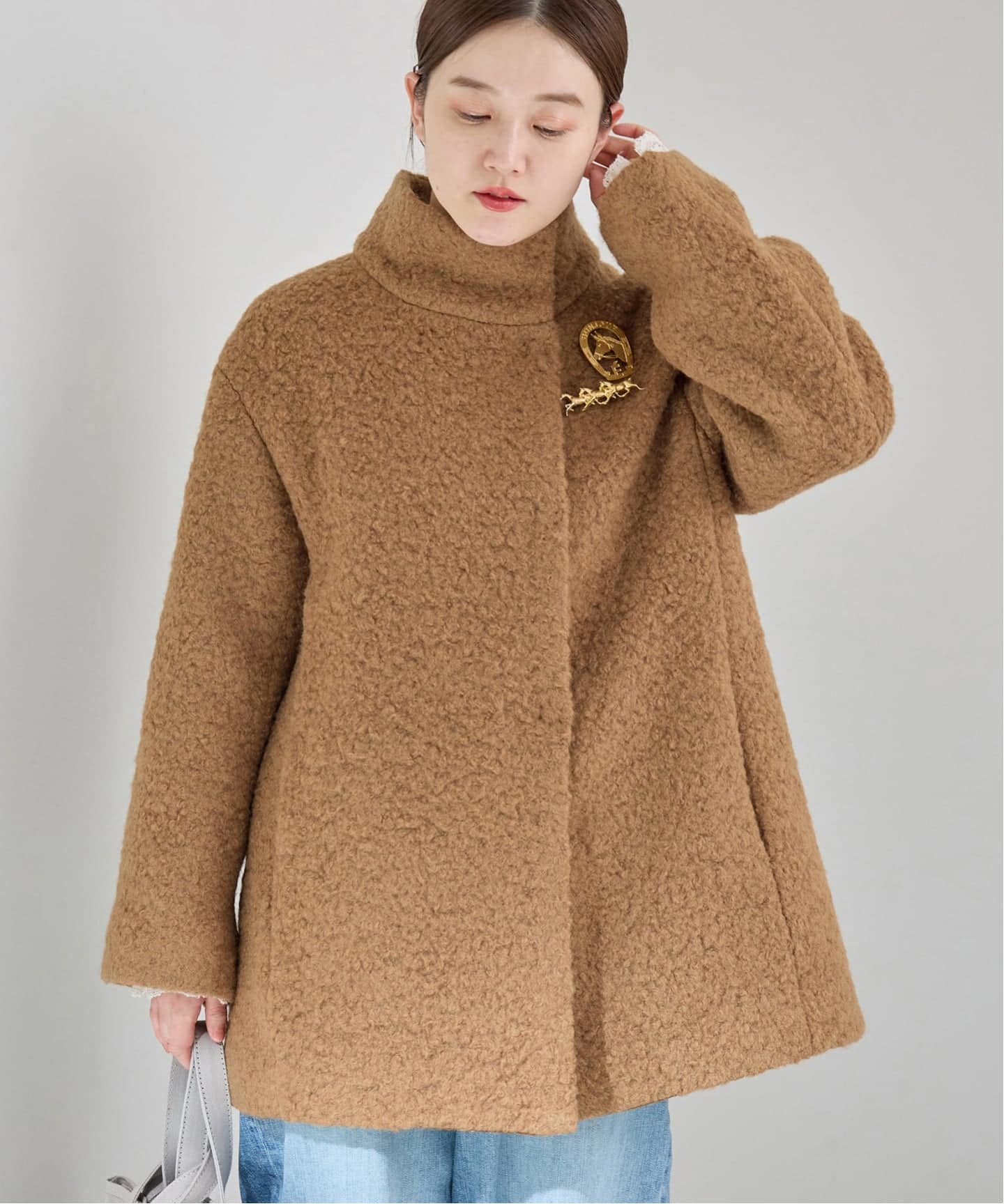 ループインレイハーフコート（その他ブルゾン／アウター）｜IENA