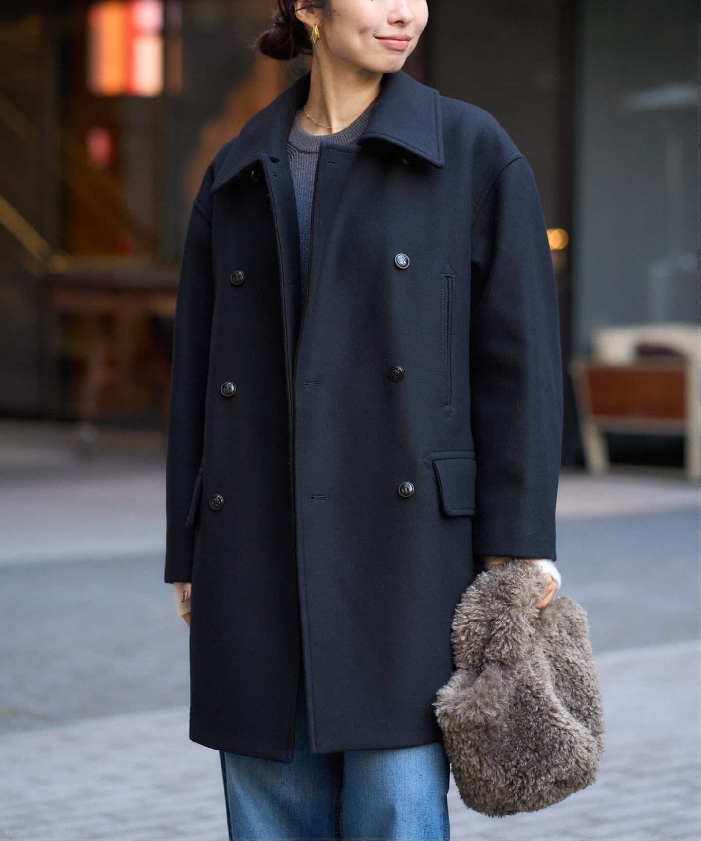 メルトンウール ピーコート（ピーコート）｜IENA（イエナ）の通販