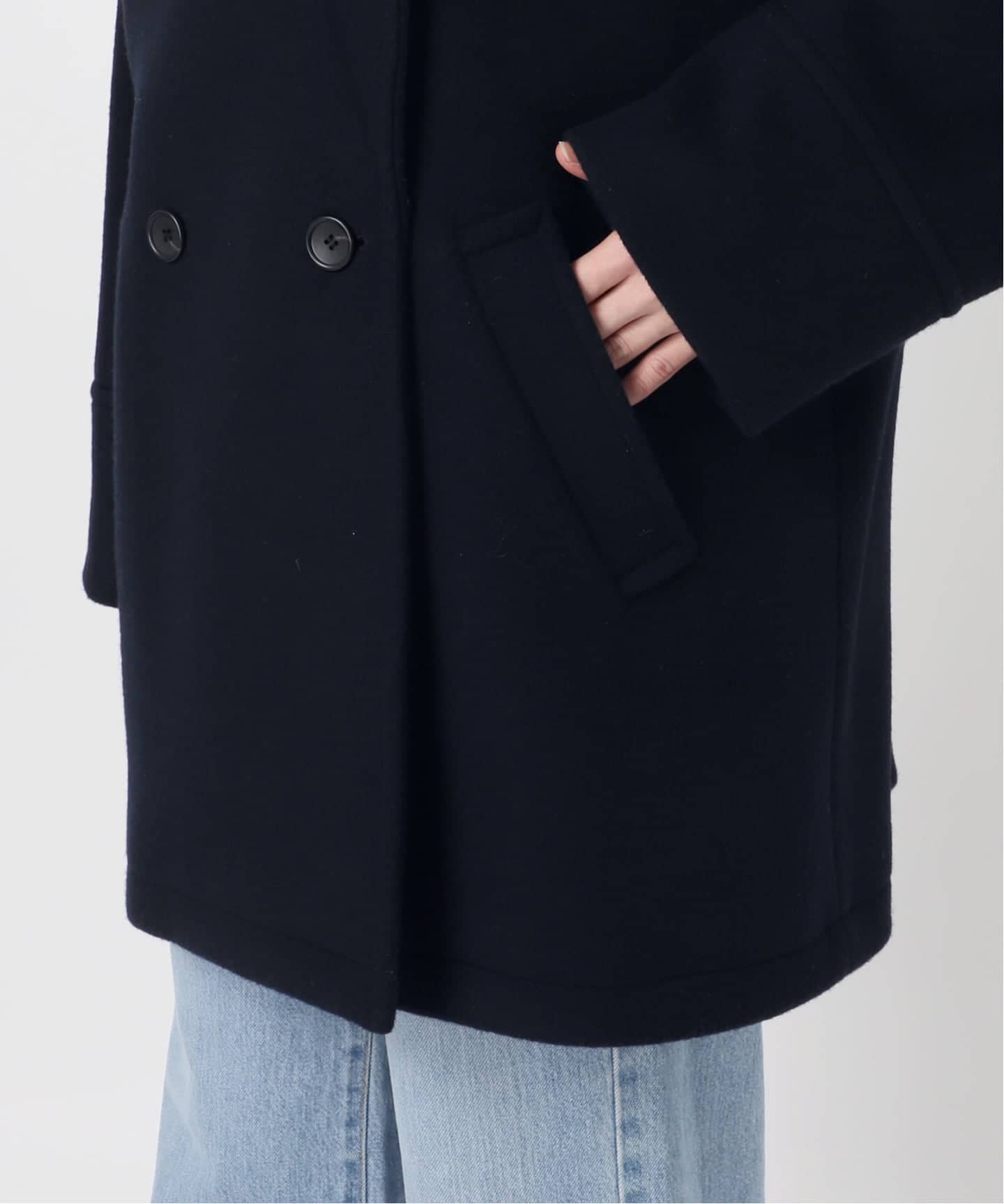 ダブルブレストハーフコート（その他ブルゾン／アウター）｜IENA