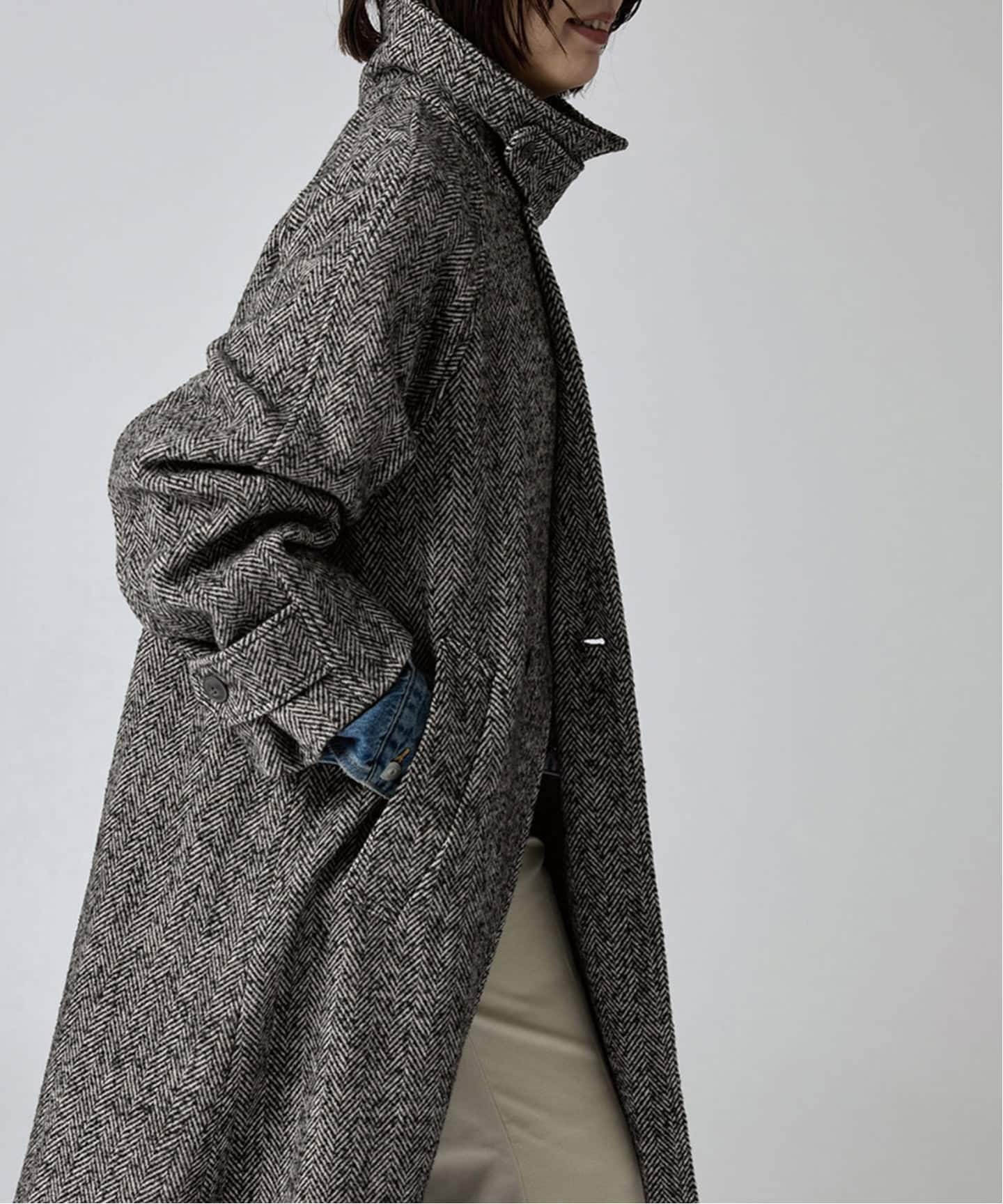 ツイードステンカラーコート（ステンカラーコート）｜SLOBE IENA