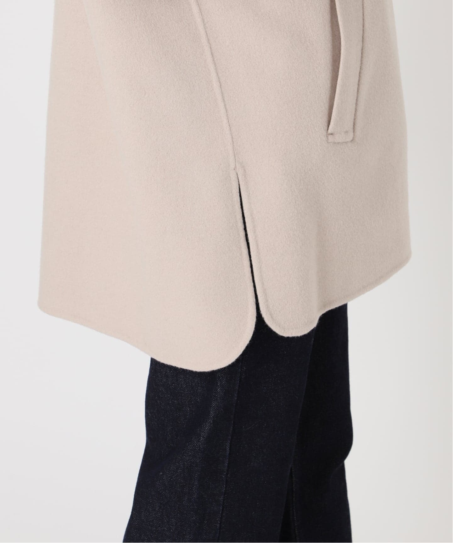 WEB限定/追加》souple woolダブルフェイススタンドコート（その他