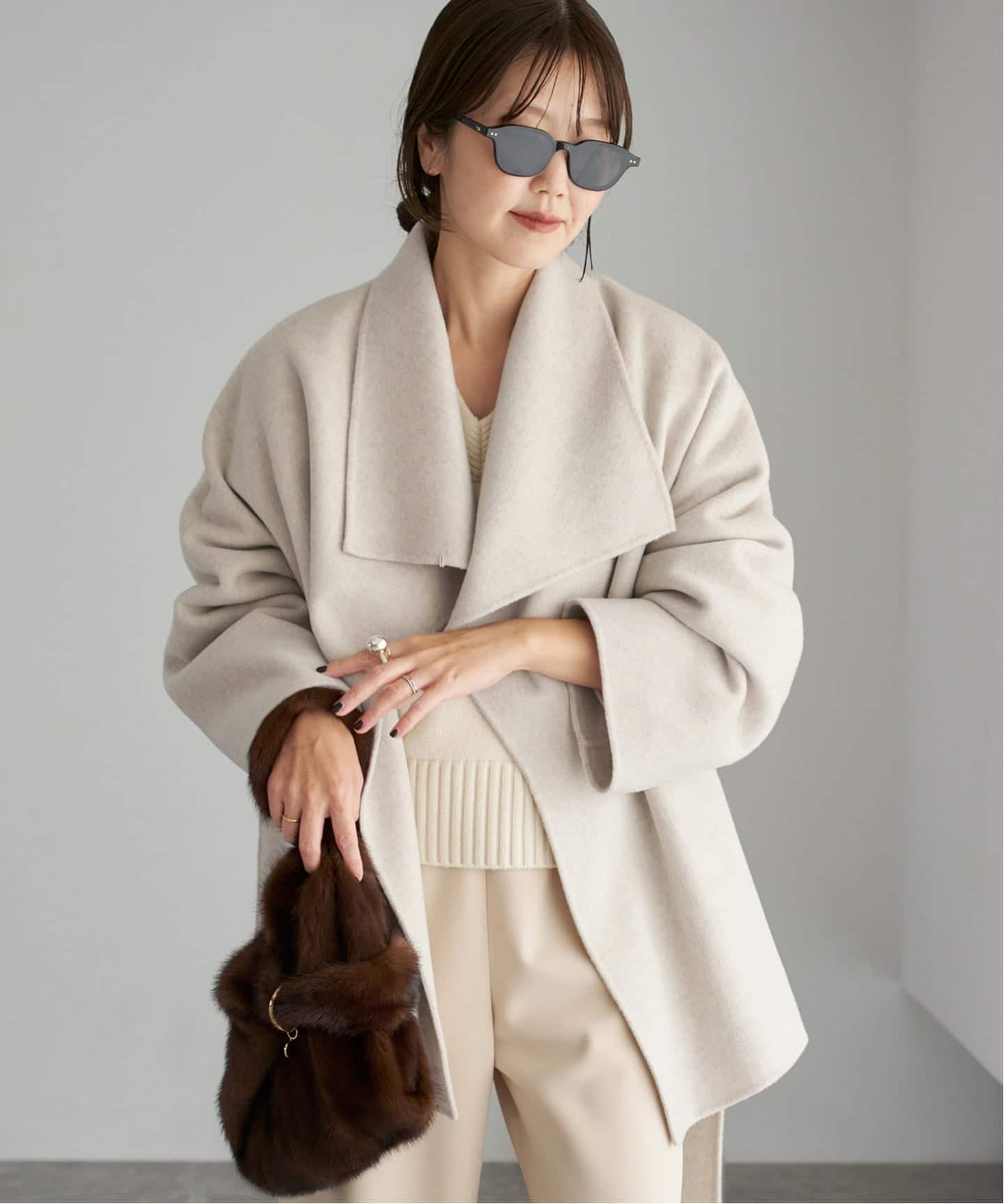 HAMILTON DRAPE HALF コート（その他ブルゾン／アウター）｜Plage