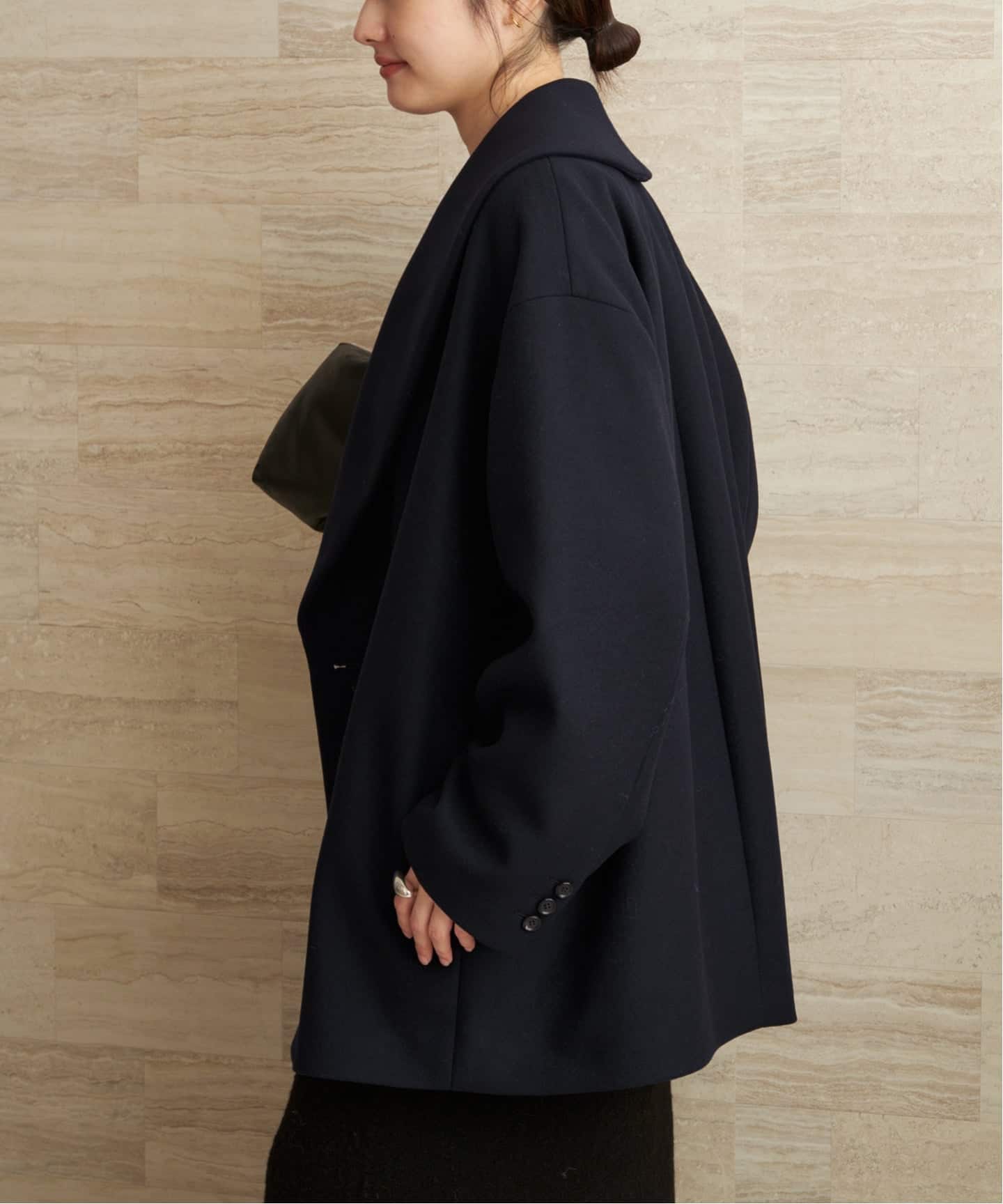 Double melton コート（その他ブルゾン／アウター）｜Plage