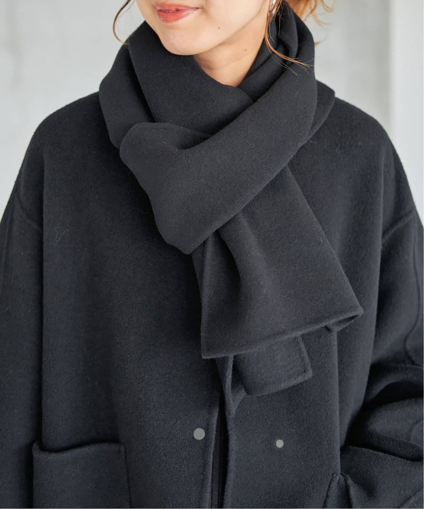 追加》ビーバーストール付きセットコート（ノーカラーコート）｜Spick