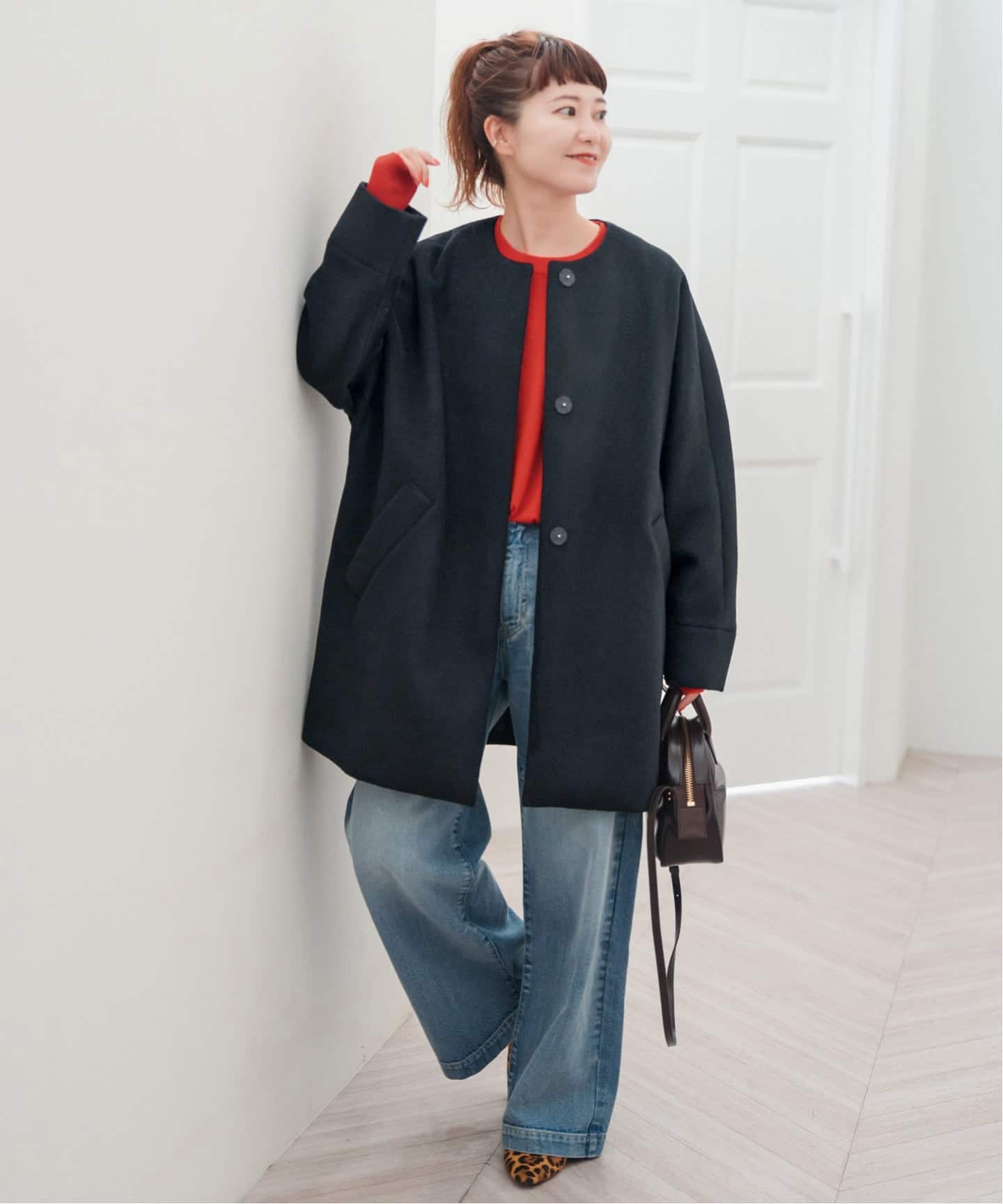 TICCA / ティッカ ノーカラーテントコート（ノーカラーコート）｜Spick