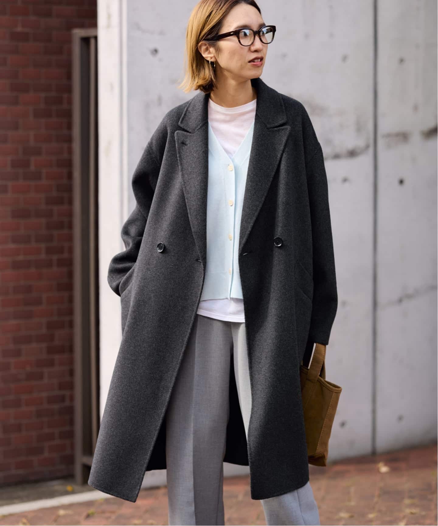 ≪追加≫SUPER160'sダブルブレストコート 4（チェスターコート