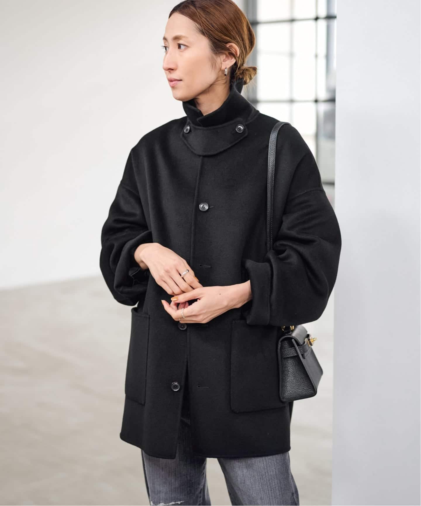 ≪追加≫ハミルトンバルカラーミドルコート 2（ステンカラーコート