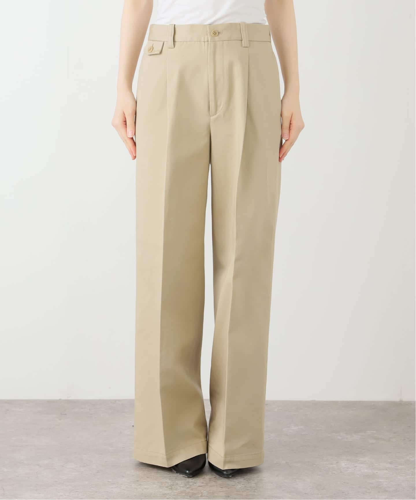 CHINO WIDE PANTS（チノパンツ）｜L'Appartement（アパルトモン）の