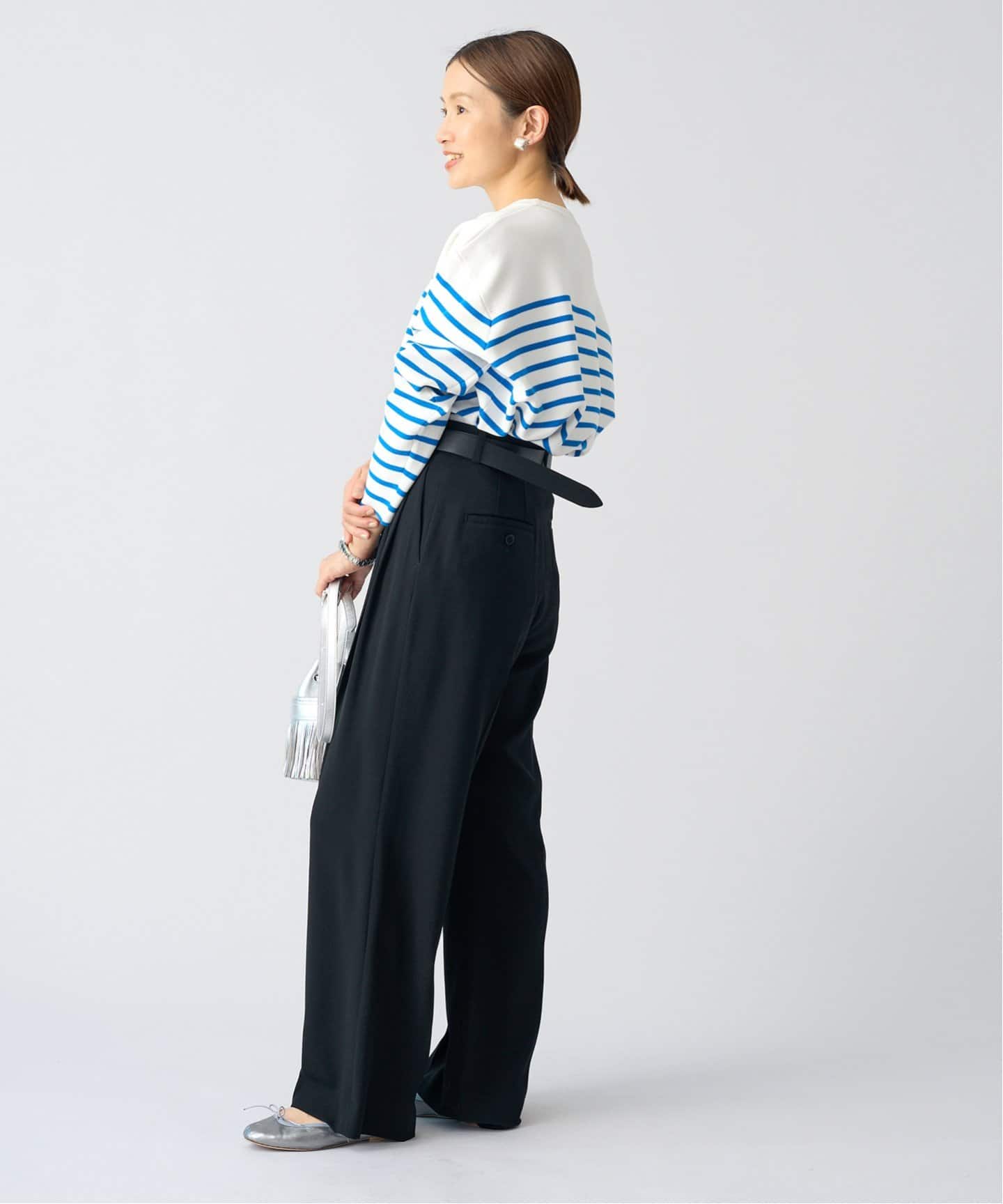 追加2》TA/PL ジョーゼットタックワイドパンツ（スラックス）｜IENA
