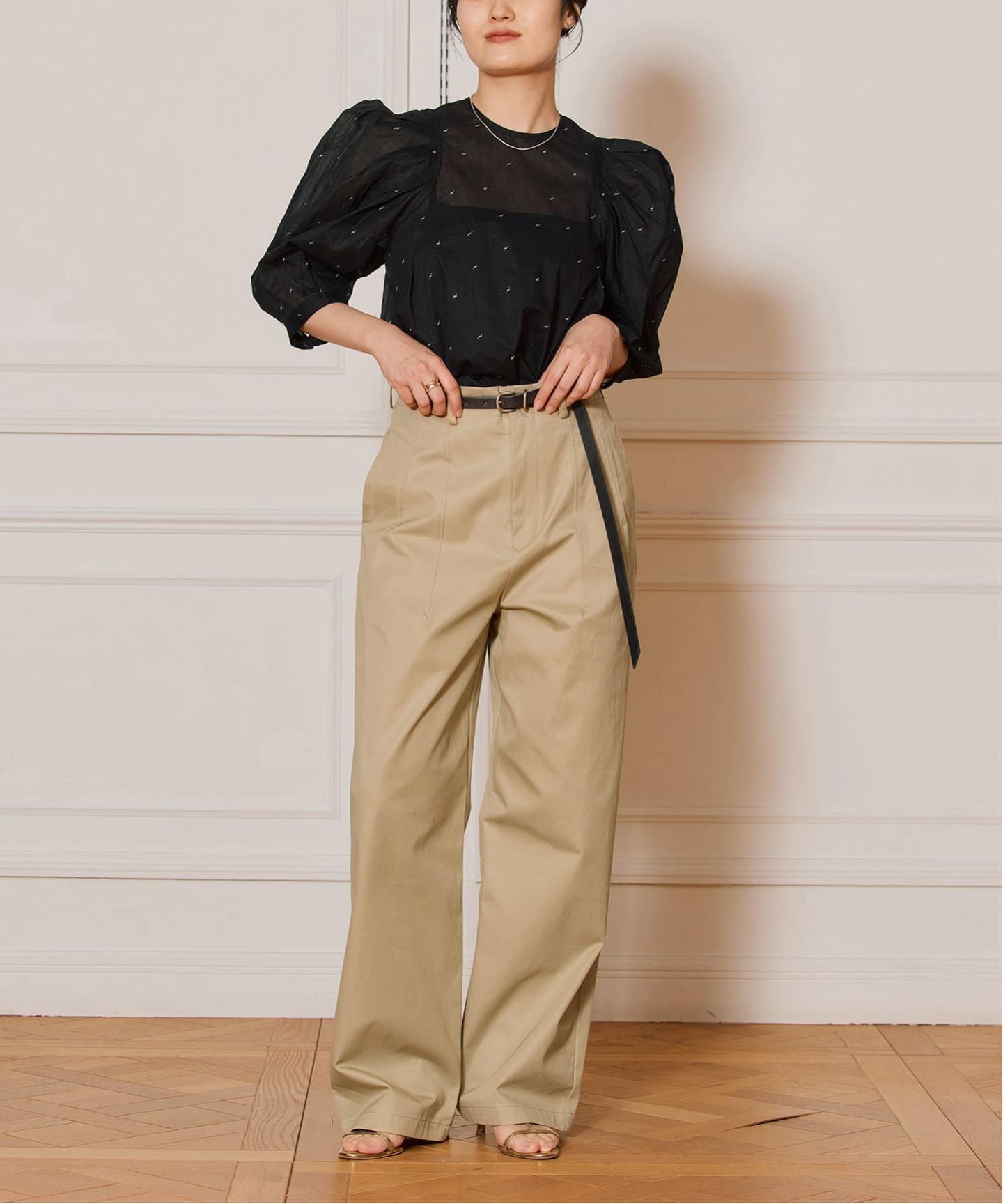 IENA LA BOUCLE 撥水ベンタイルスラックス（スラックス）｜IENA