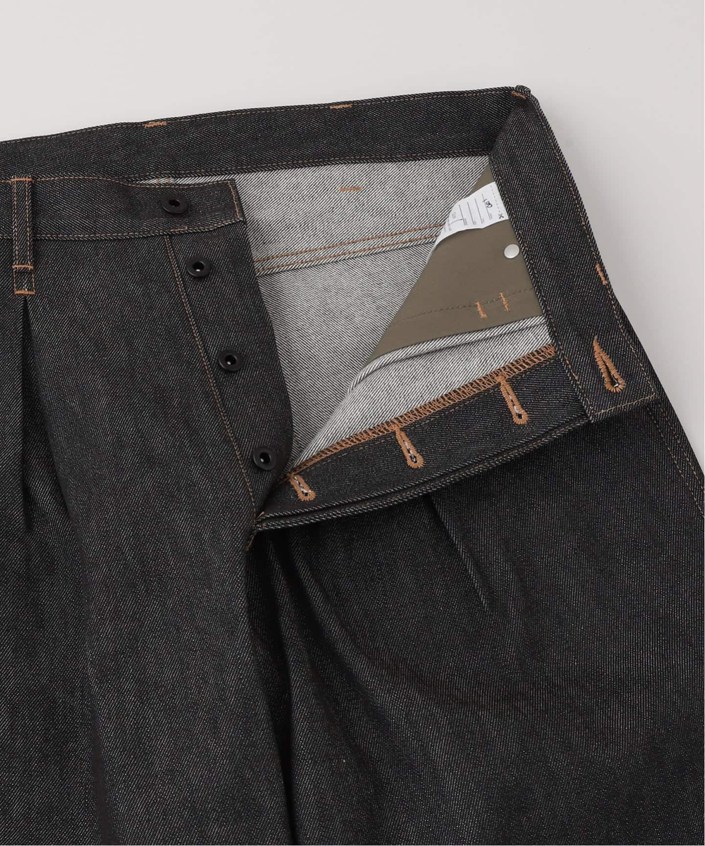 WILLOW PANTS ウィローパンツ】P-035 BLACK DENIM：パンツ（デニム