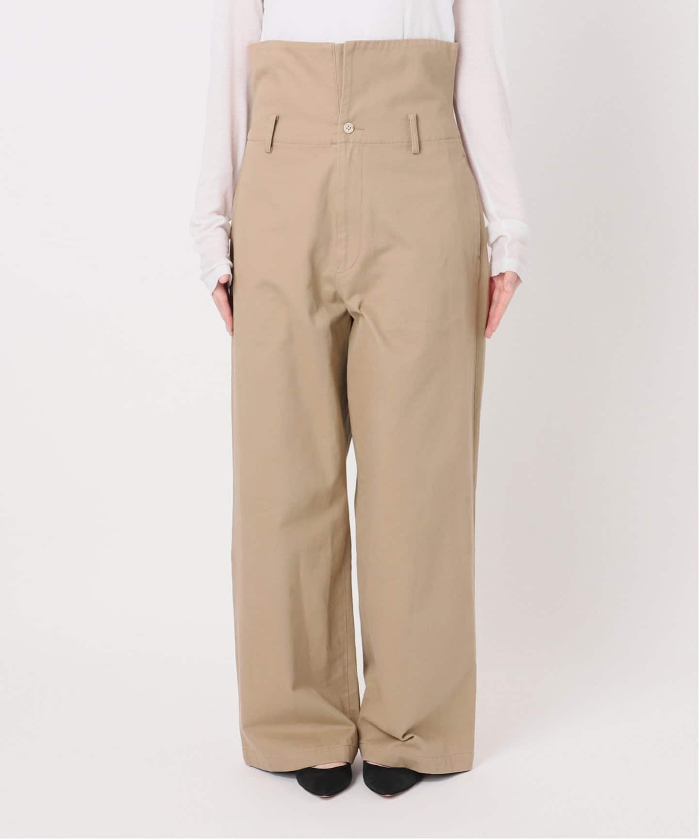 Higuchi*S2WAYハイウエストパンツ（チノパンツ）｜Spick and Span