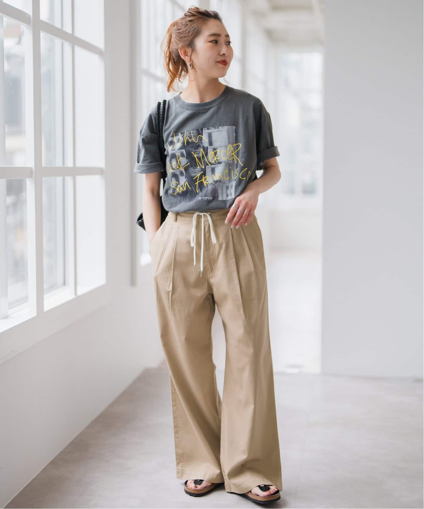 コットンレーヨンドロストフレアパンツ（その他パンツ）｜Spick and